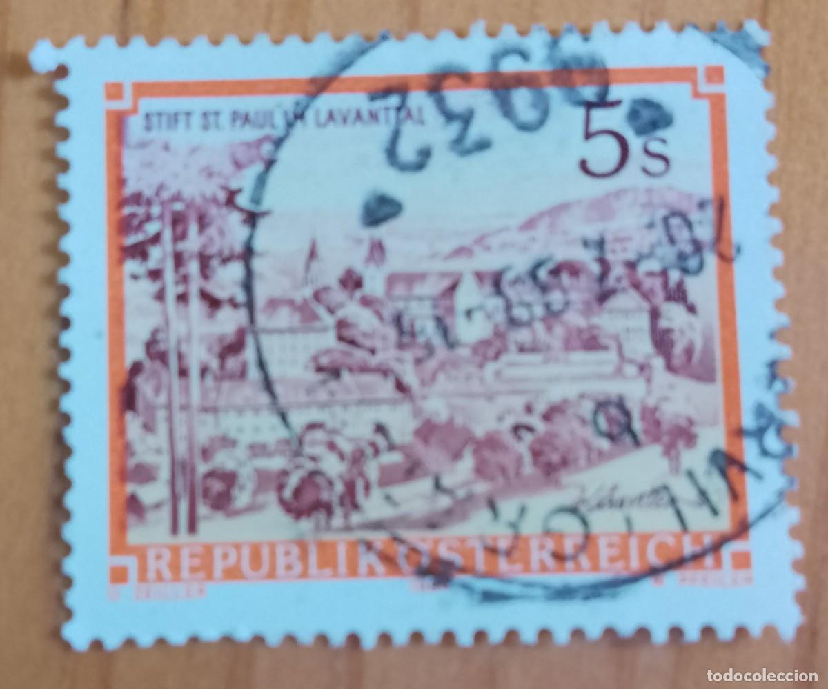 Sellos: AUSTRIA - V/F 5 S- STIFT ST. PAUL IM LAVANTTAL - MATASELLO IDENTIFICATIVO: 20.7.89 INNERVILLGRATEN