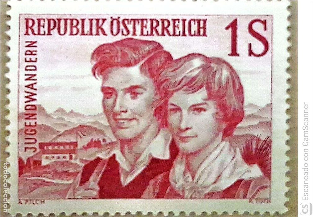 Sellos: Austria. 917 Juventud itinirante. 1969. Sellos nuevos y numeraci&oacute;n Yvert.