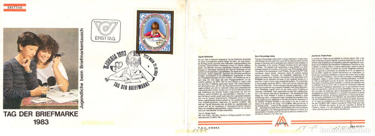 Sellos: 786788 MNH AUSTRIA 1983 DIA DEL SELLO