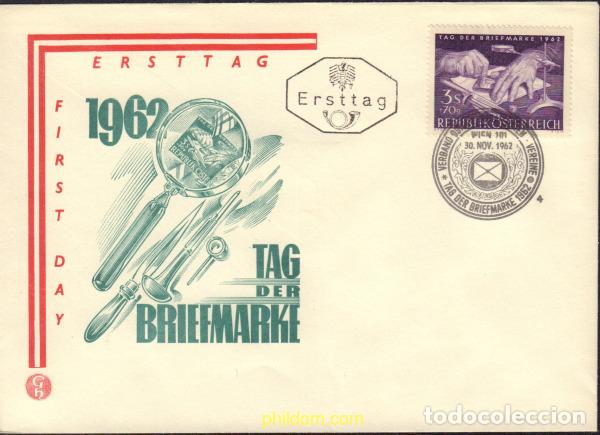 Sellos: 369011 MNH AUSTRIA 1962 DIA DEL SELLO