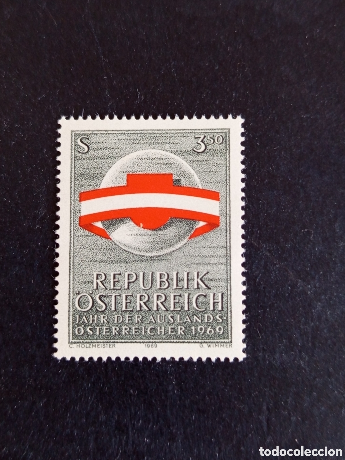 Sellos: AUSTRIA, 1969. Austr&iacute;acos en el extranjero. Yvert 1136. Ver fotos. Pedido m&iacute;nimo 3 &euro;. Serie completa