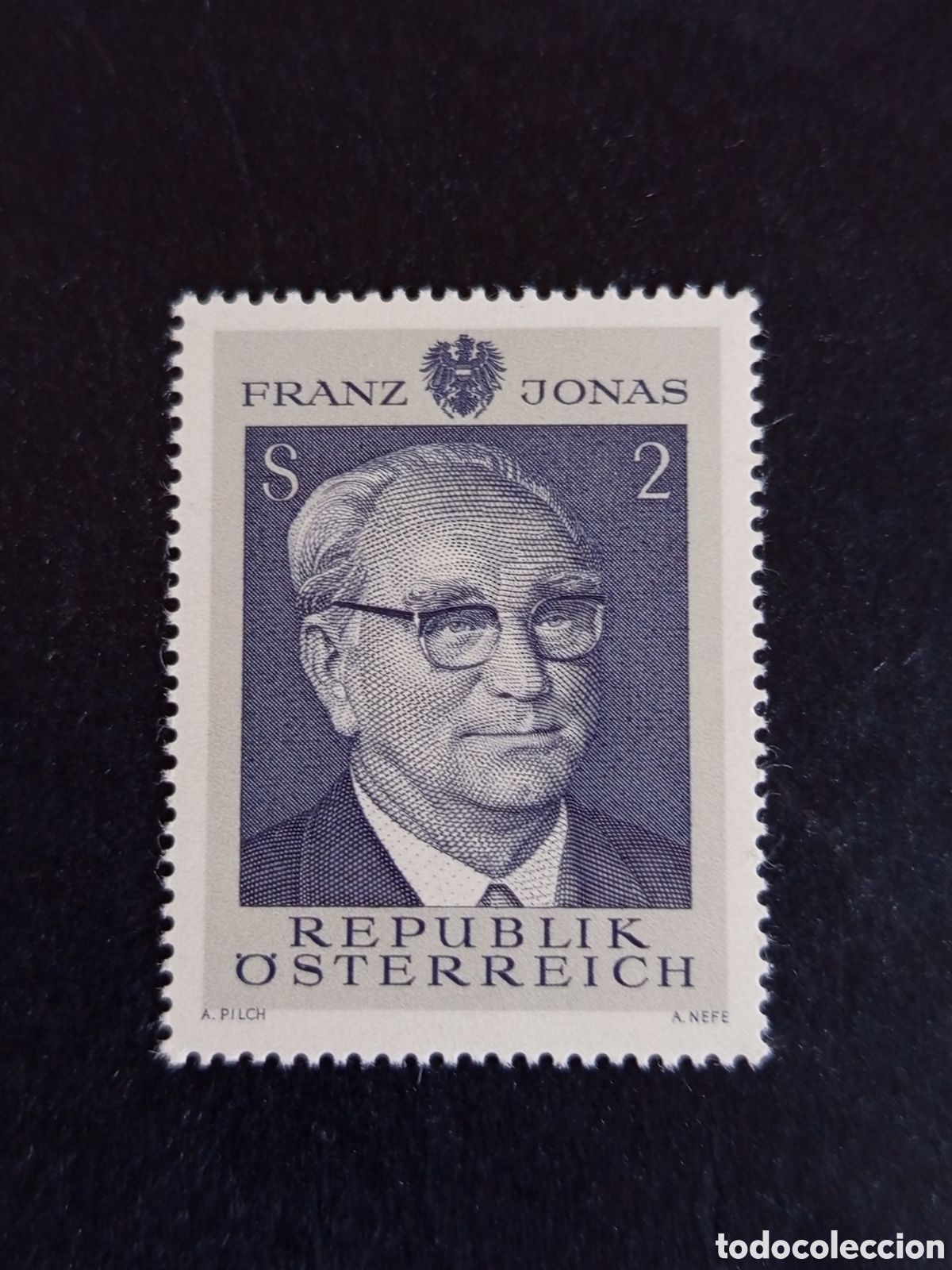 Sellos: AUSTRIA, 1969. Presidente Franz Jonas. Yvert 1137. Ver fotos. Pedido m&iacute;nimo 3 &euro;. Serie completa