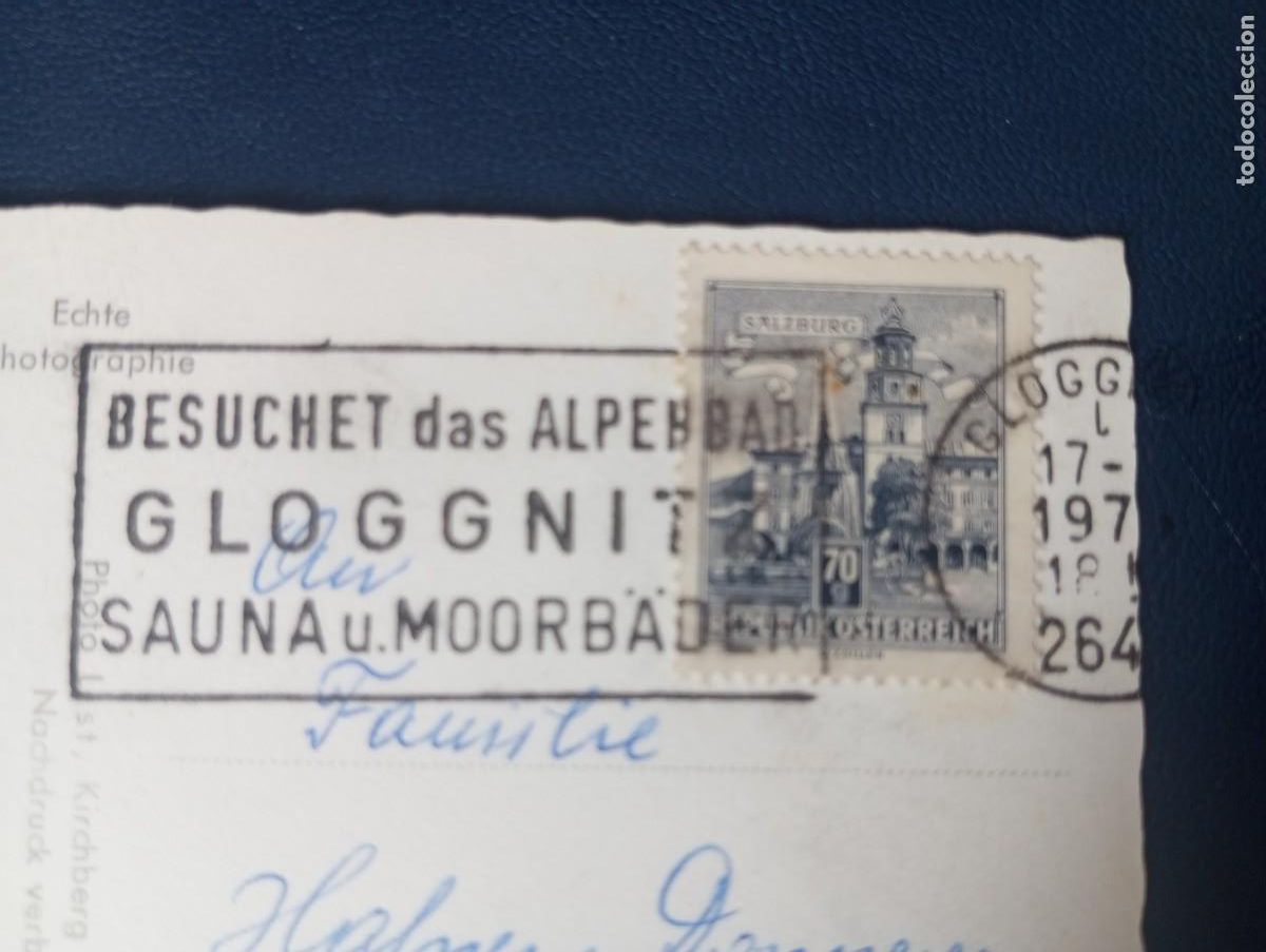 Sellos: POSTAL AUSTRIACA , RAMMSSATTEL ,CIRCULADA, MATASELLOS ESPECIAL