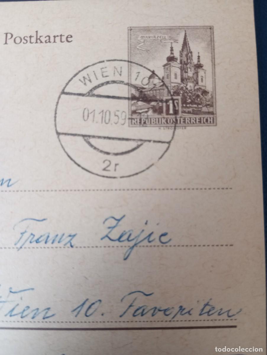 Sellos: AUSTRIA, 1959, ENTERO POSTAL EMANUEL HERRMANN - Foto 3