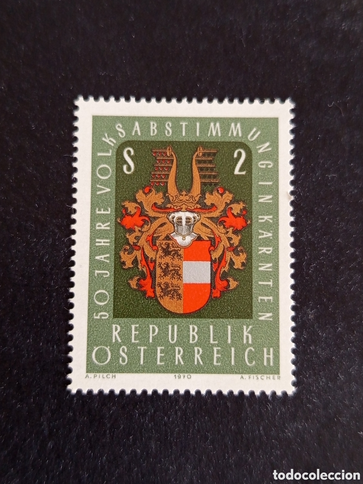 Sellos: AUSTRIA, 1970. Escudo de Carintia. Yvert 1171. Ver fotos. Pedido m&iacute;nimo 3 &euro;. Serie completa en nuevo
