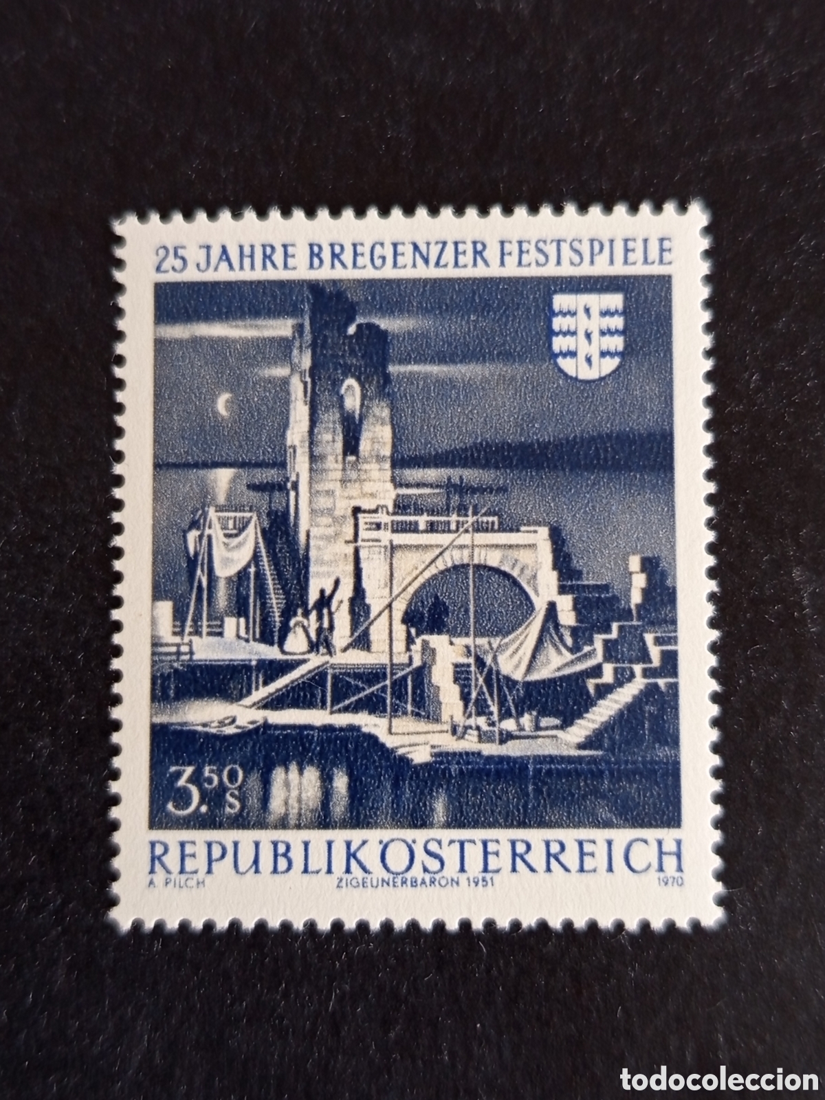 Sellos: AUSTRIA, 1970. Festival de &Oacute;pera de Bregenz. Yvert 1164. Ver fotos. Pedido m&iacute;nimo 3 &euro;.Serie completa