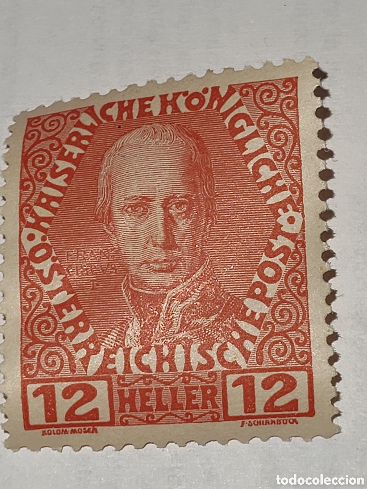 Sellos: Sello de Austria Francisco Jos&eacute; l 1908-12