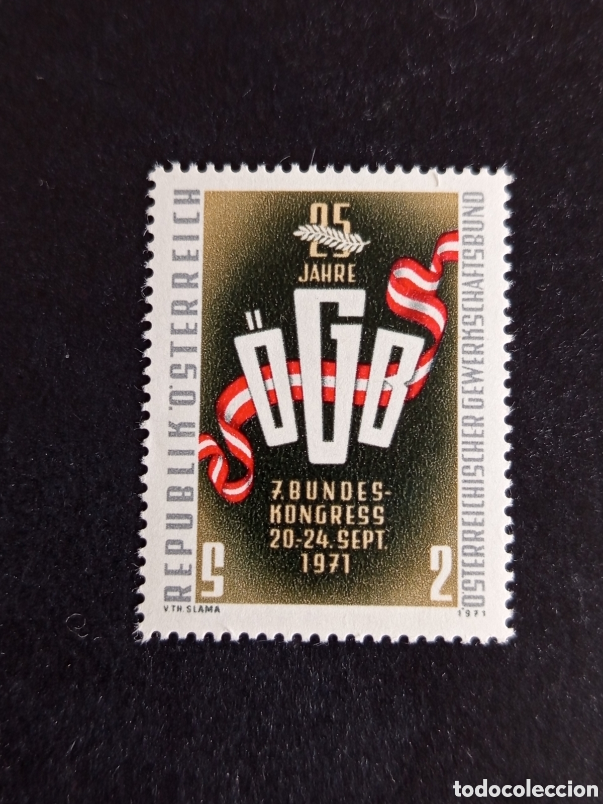 Sellos: AUSTRIA, 1971. Sindicatos . Emblema. Yvert 1198. Ver fotos. Pedido m&iacute;nimo 3 &euro;. Serie completa