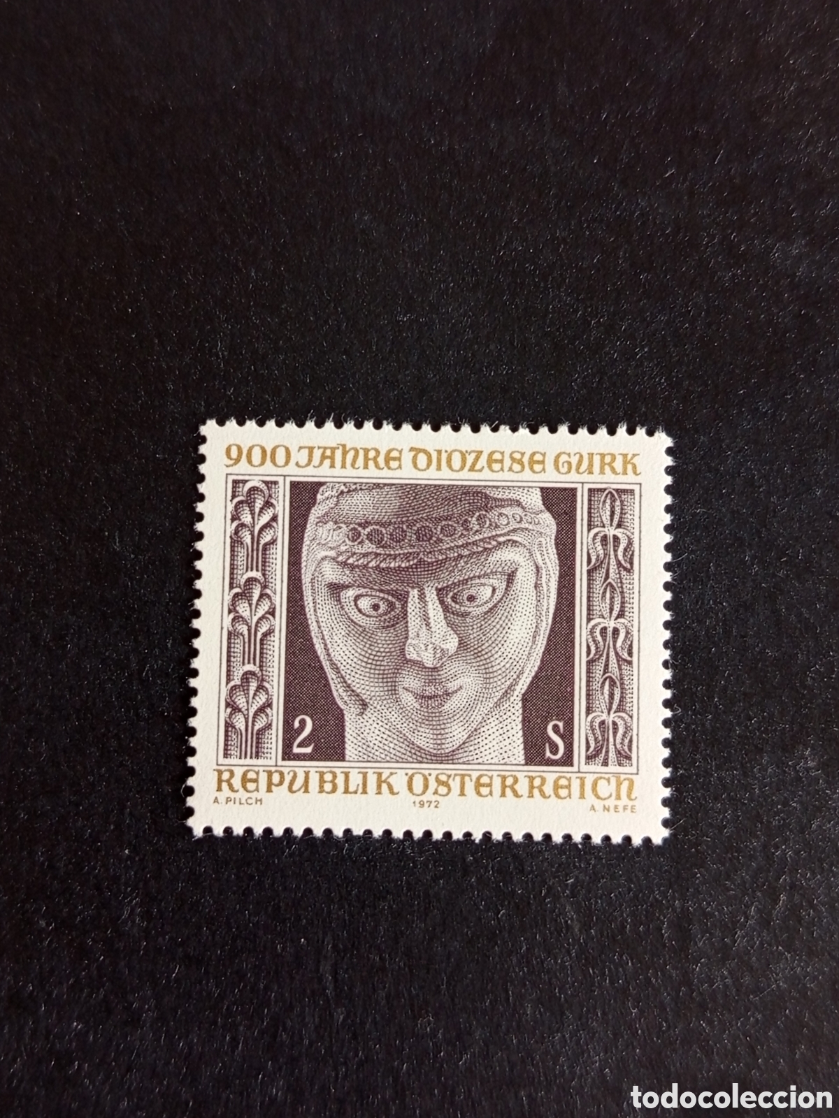 Sellos: AUSTRIA, 1972. IX Centenario Di&oacute;cesis de Gurk. Yvert 1216. Ver fotos. Pedido m&iacute;nimo 3 &euro;.