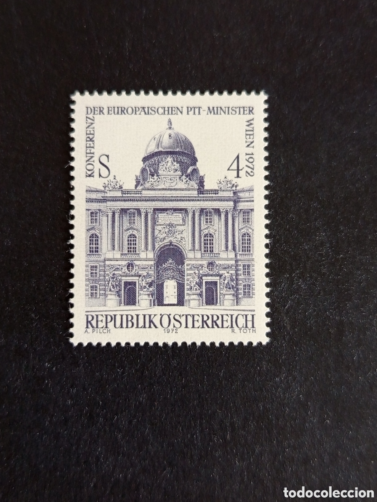 Sellos: AUSTRIA, 1972. Palacio Real: puerta de San Miguel. Yvert 1215. Ver fotos. Pedido m&iacute;nimo 3 &euro;.