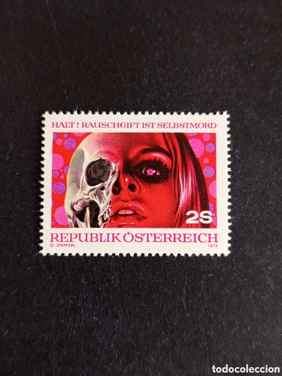 Sellos: AUSTRIA, 1973. Lucha contra la droga. Yvert 1239. Ver fotos. Pedido m&iacute;nimo 3 &euro;. Serie completa