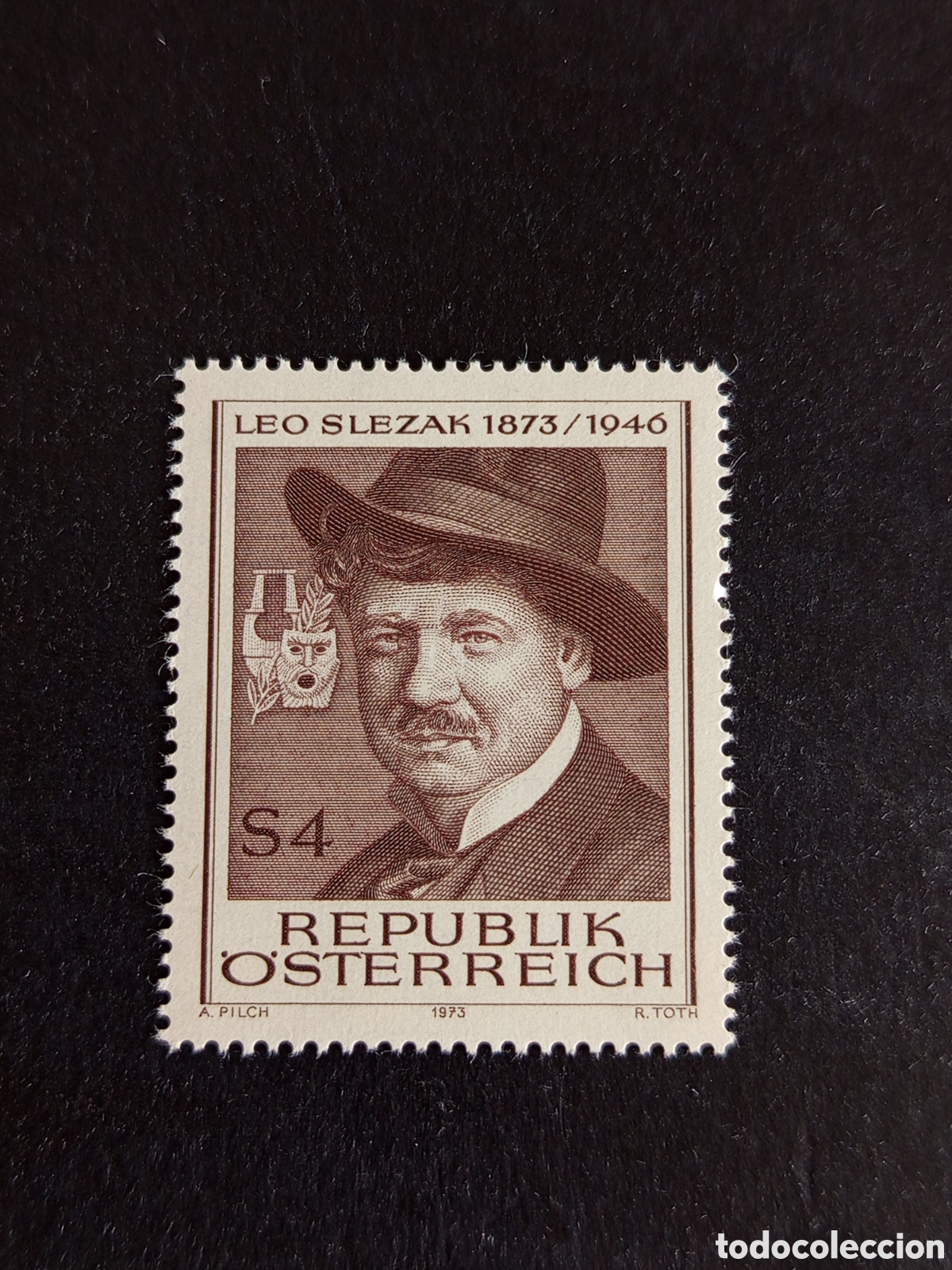 Sellos: AUSTRIA, 1973. Leo Slezak, tenor. Yvert 1248. Ver fotos. Pedido m&iacute;nimo 3 &euro;. Serie completa en nuevo