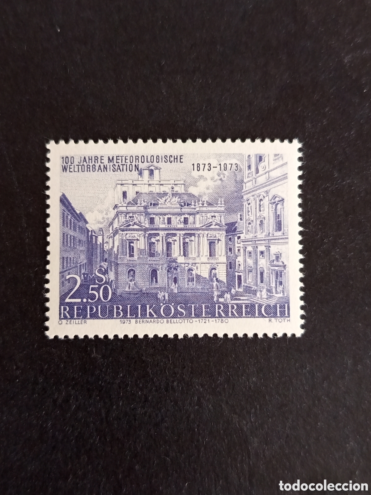 Sellos: AUSTRIA, 1973. Organizaci&oacute;n Meteorolog&iacute;a. Yvert 1252. Ver fotos. Pedido m&iacute;nimo 3 &euro;. Serie completa