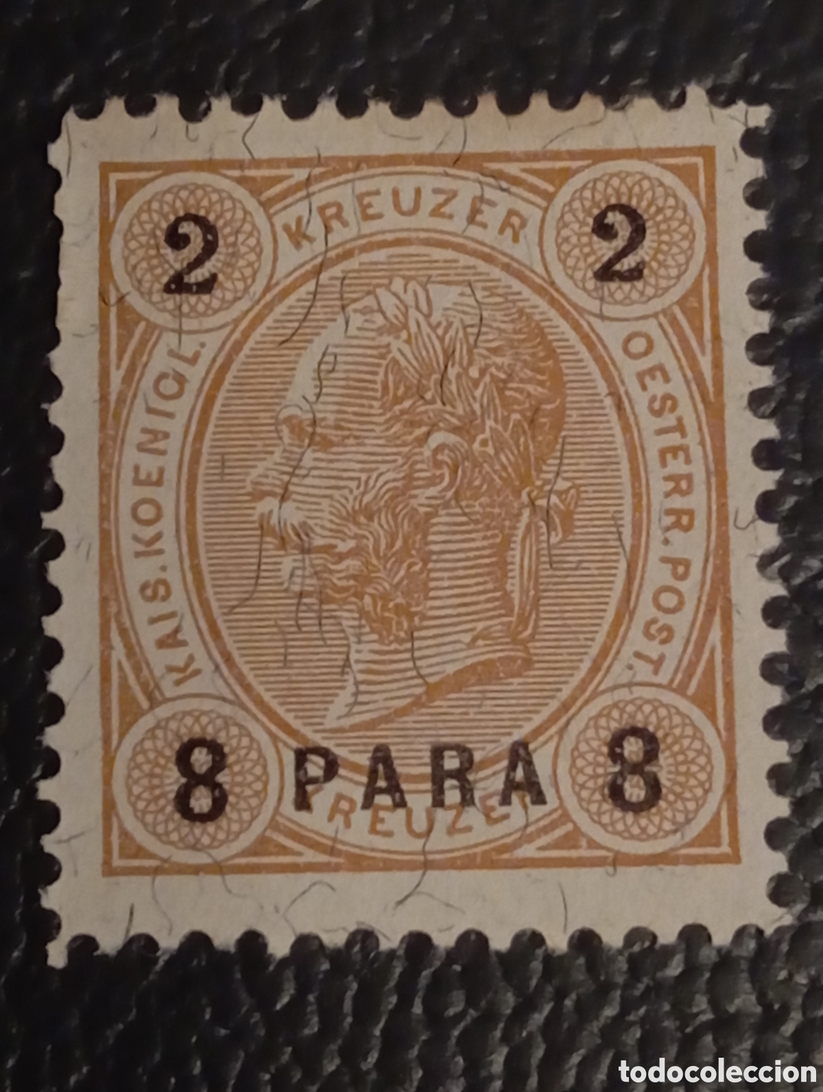 Sellos: Austria Levante 1890 - 8 Para sobre 2kr - MH - Cat. Michel N&deg; 20 (Scott 22)