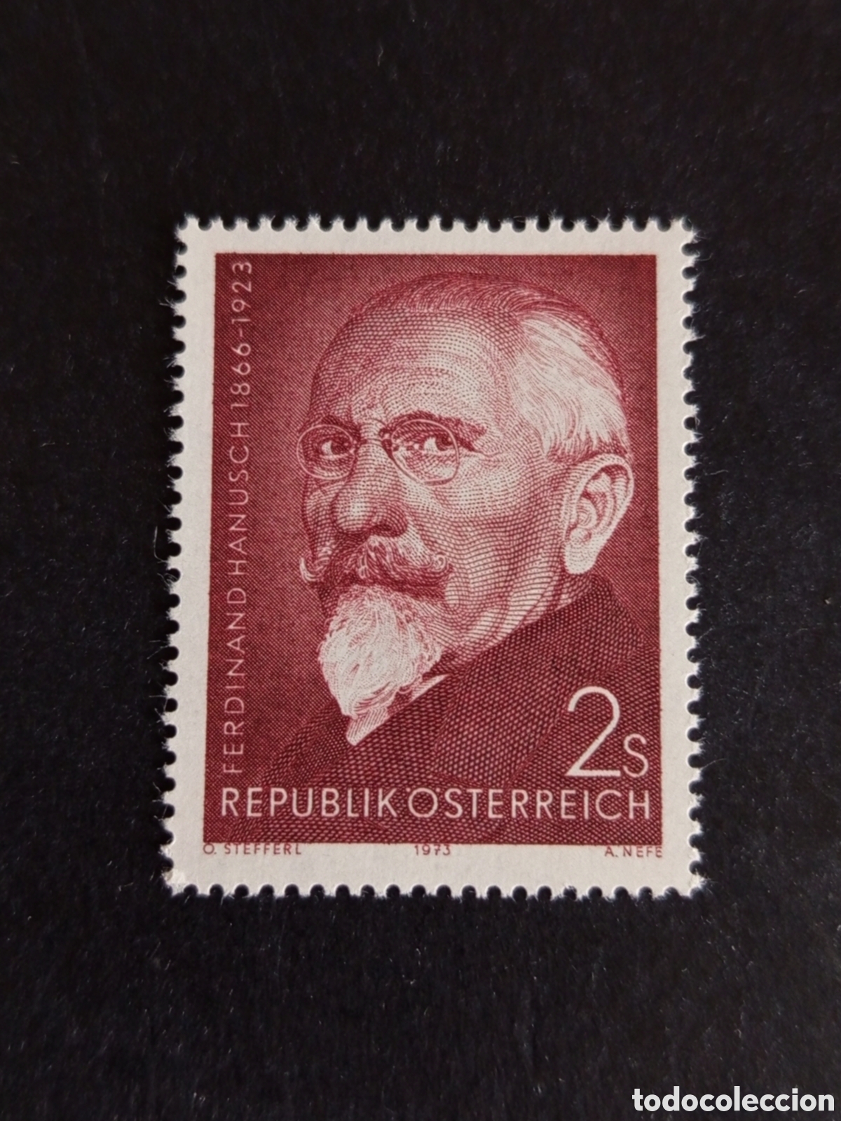 Sellos: AUSTRIA, 1973. Ferdinand Hanusch, pol&iacute;tico. Yvert 1254. Pedido m&iacute;nimo 3 &euro;. Ver fotos. Serie completa
