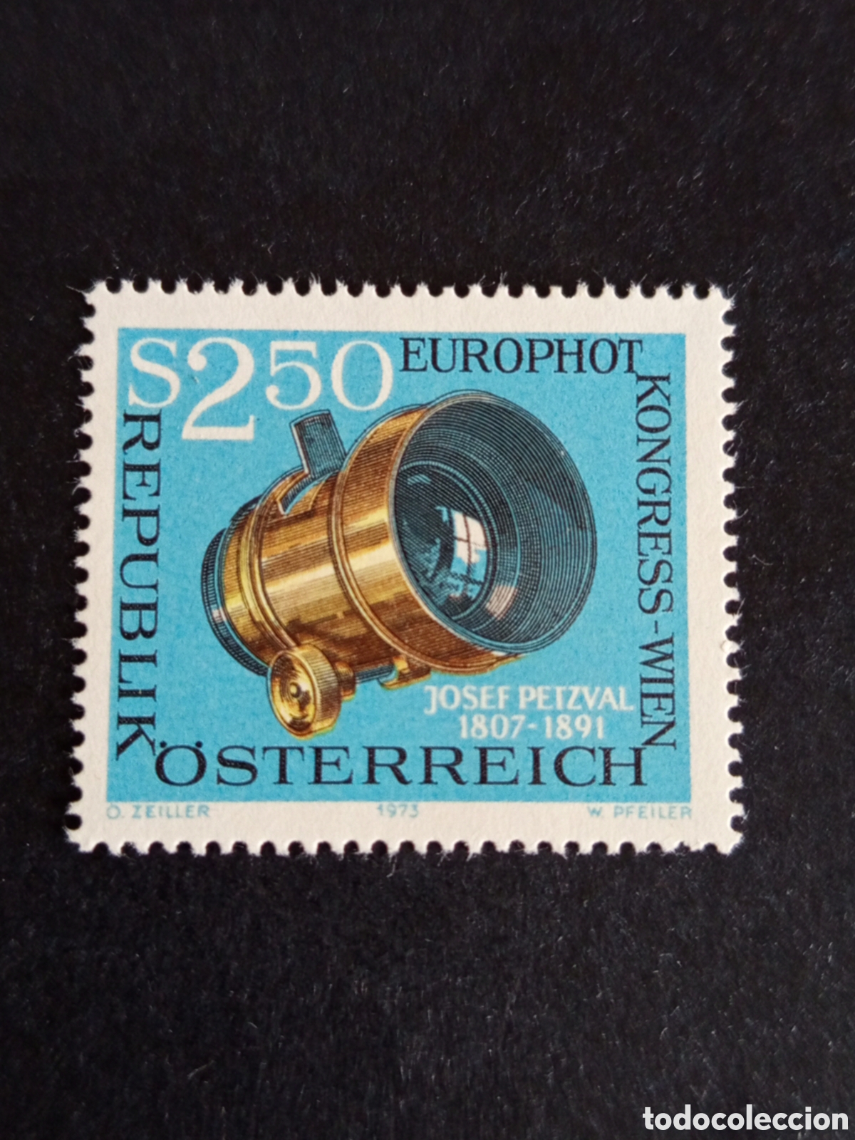 Sellos: AUSTRIA, 1973. Congreso &rdquo;Europhot&rdquo;. Material &oacute;ptico. Yvert 1257. Pedido m&iacute;nimo 3 &euro;. Ver fotos.