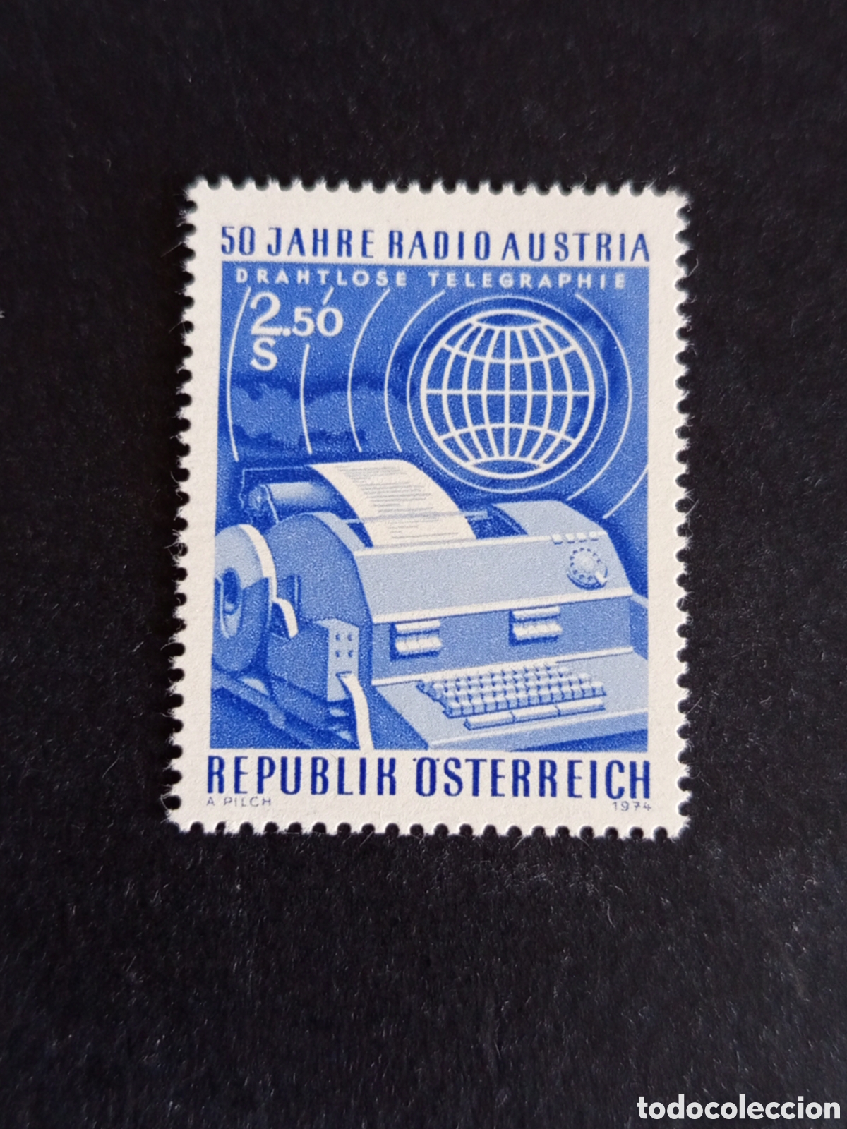 Sellos: AUSTRIA, 1974. Radio Austria. Yvert 1266. Pedido m&iacute;nimo 3 &euro;. Ver fotos. Serie completa en nuevo