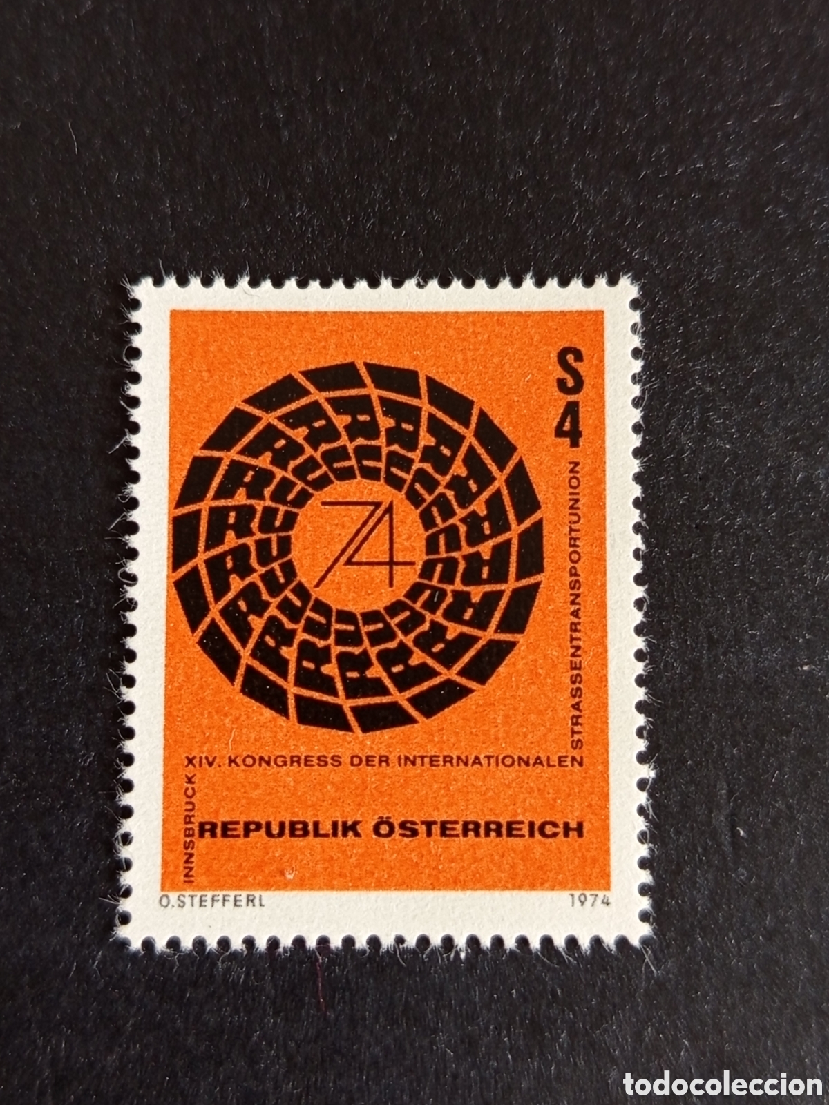 Sellos: AUSTRIA, 1974. Transporte en ruta. Yvert 1282. Pedido m&iacute;nimo 3 &euro;. Ver fotos. Serie completa en nuevo