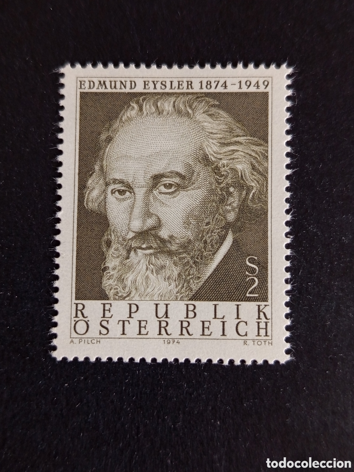 Sellos: AUSTRIA, 1974. Edmundo Eysler, m&uacute;sico. Yvert 1294. Pedido m&iacute;nimo 3 &euro;. Ver fotos. Serie completa