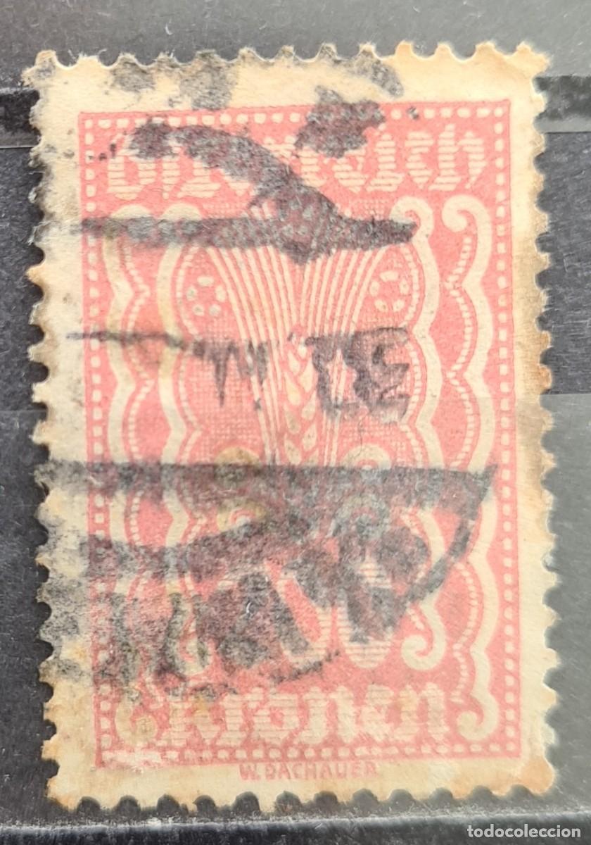 Sellos: Sello usados de Austria 1922: s&iacute;mbolos
