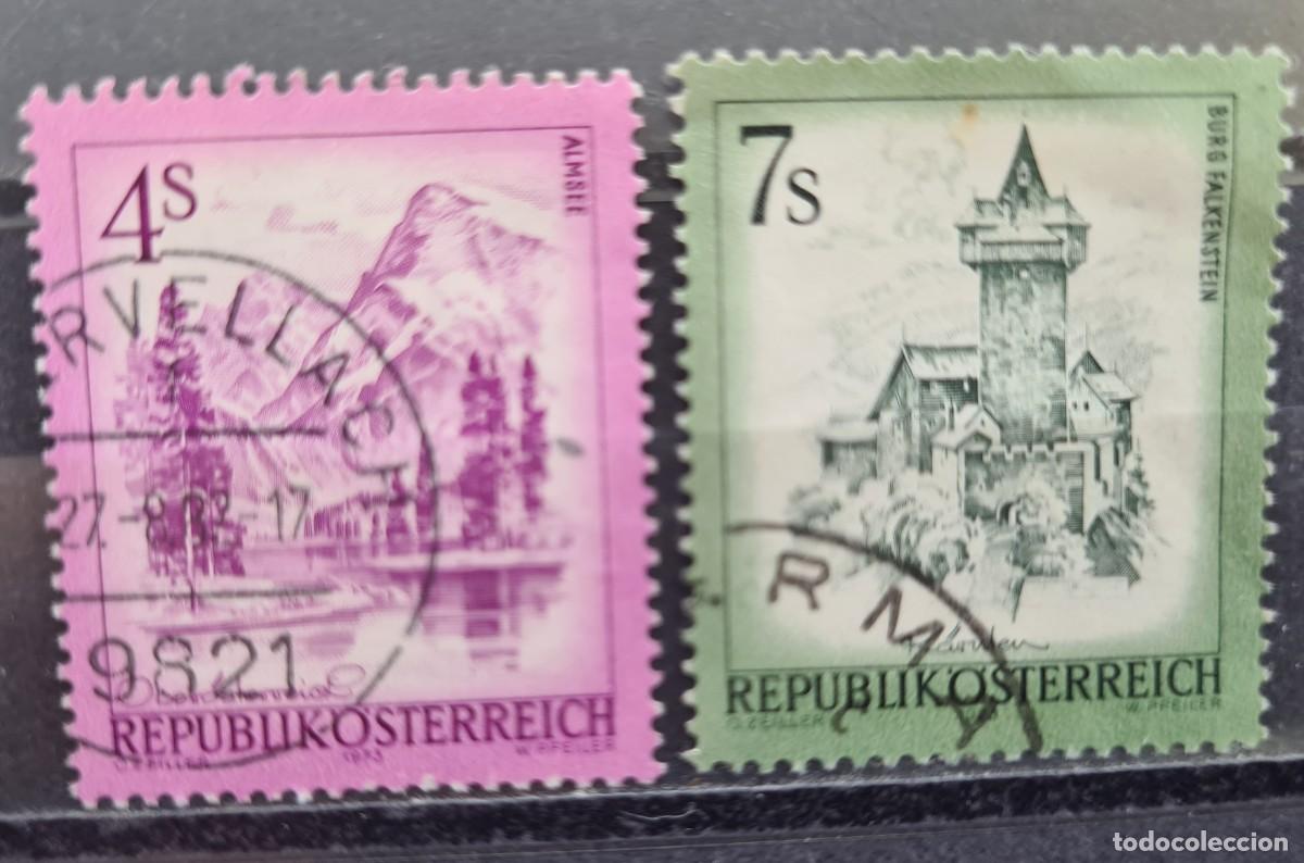 Sellos: Sello usados de Austria 1973: paisajes