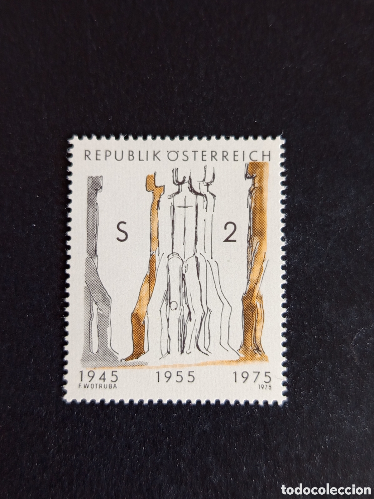 Sellos: AUSTRIA, 1975. 30 Aniversario de la Republica. Yvert 1314. Pedido m&iacute;nimo 3 &euro;. Ver fotos.