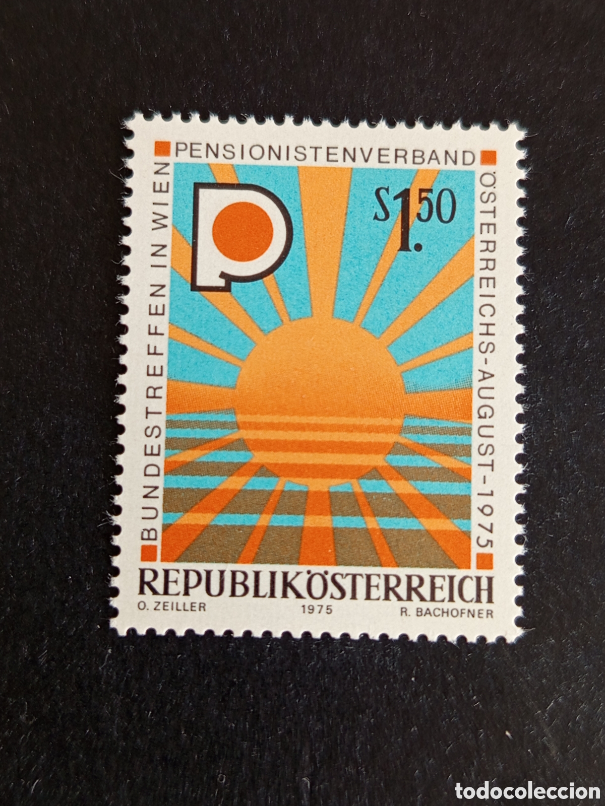 Sellos: AUSTRIA, 1975. Pensionistas. Yvert 1319. Pedido m&iacute;nimo 3 &euro;. Ver fotos. Serie completa en nuevo