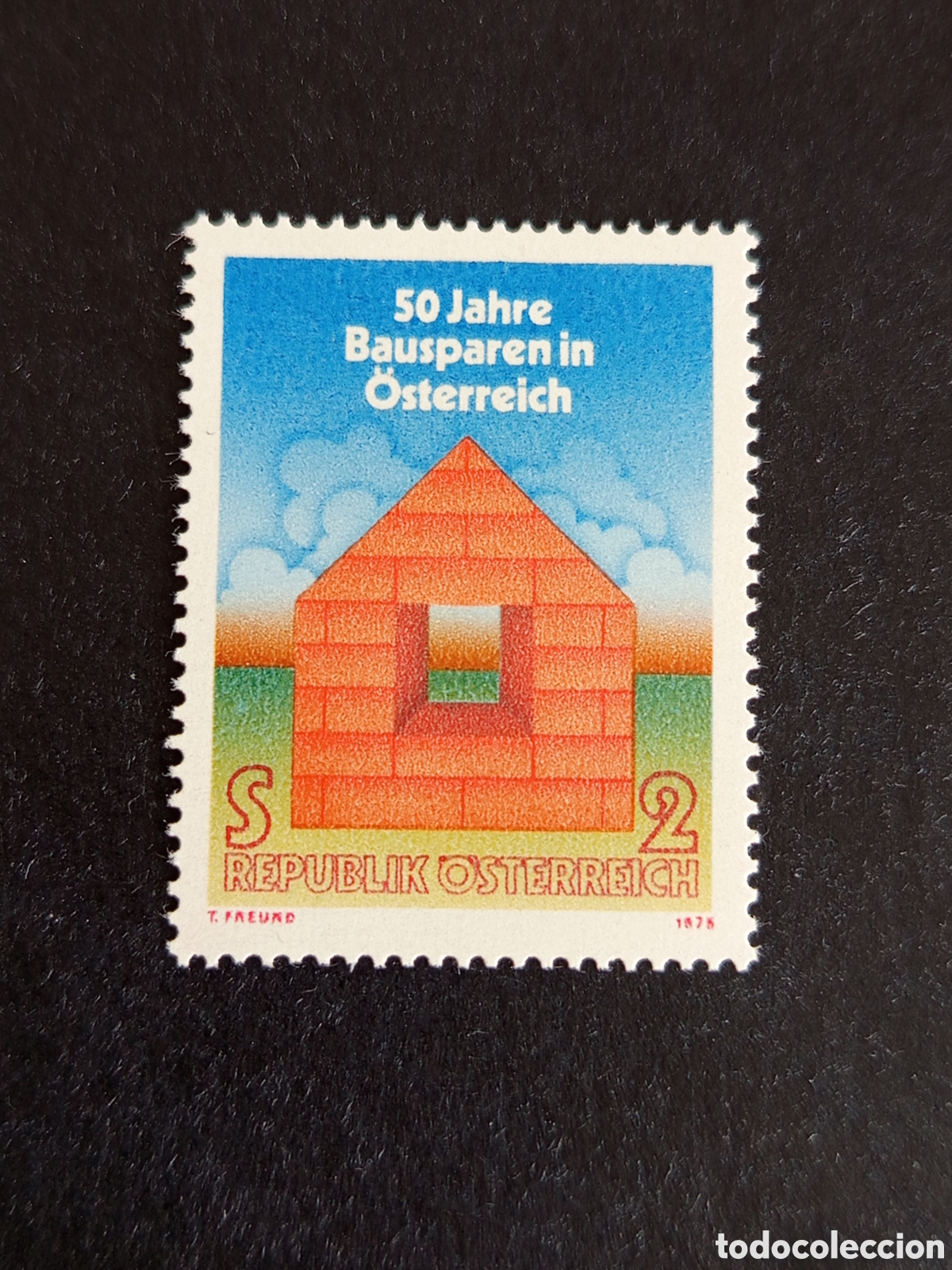 Sellos: AUSTRIA, 1975. Ahorro vivienda. Yvert 1326. Pedido m&iacute;nimo 3 &euro;. Ver fotos. Serie completa en nuevo