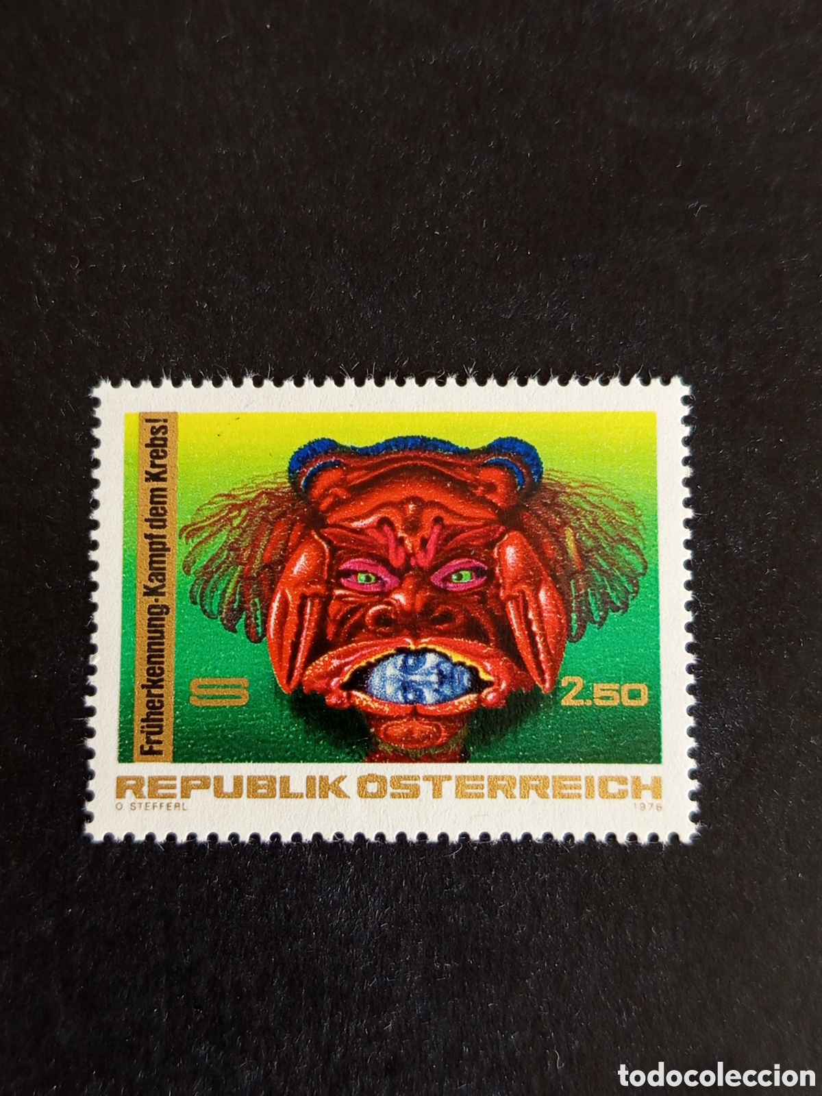 Sellos: AUSTRIA, 1976. Lucha contra el c&aacute;ncer. Yvert 1360. Pedido m&iacute;nimo 3 &euro;. Ver fotos. Serie completa