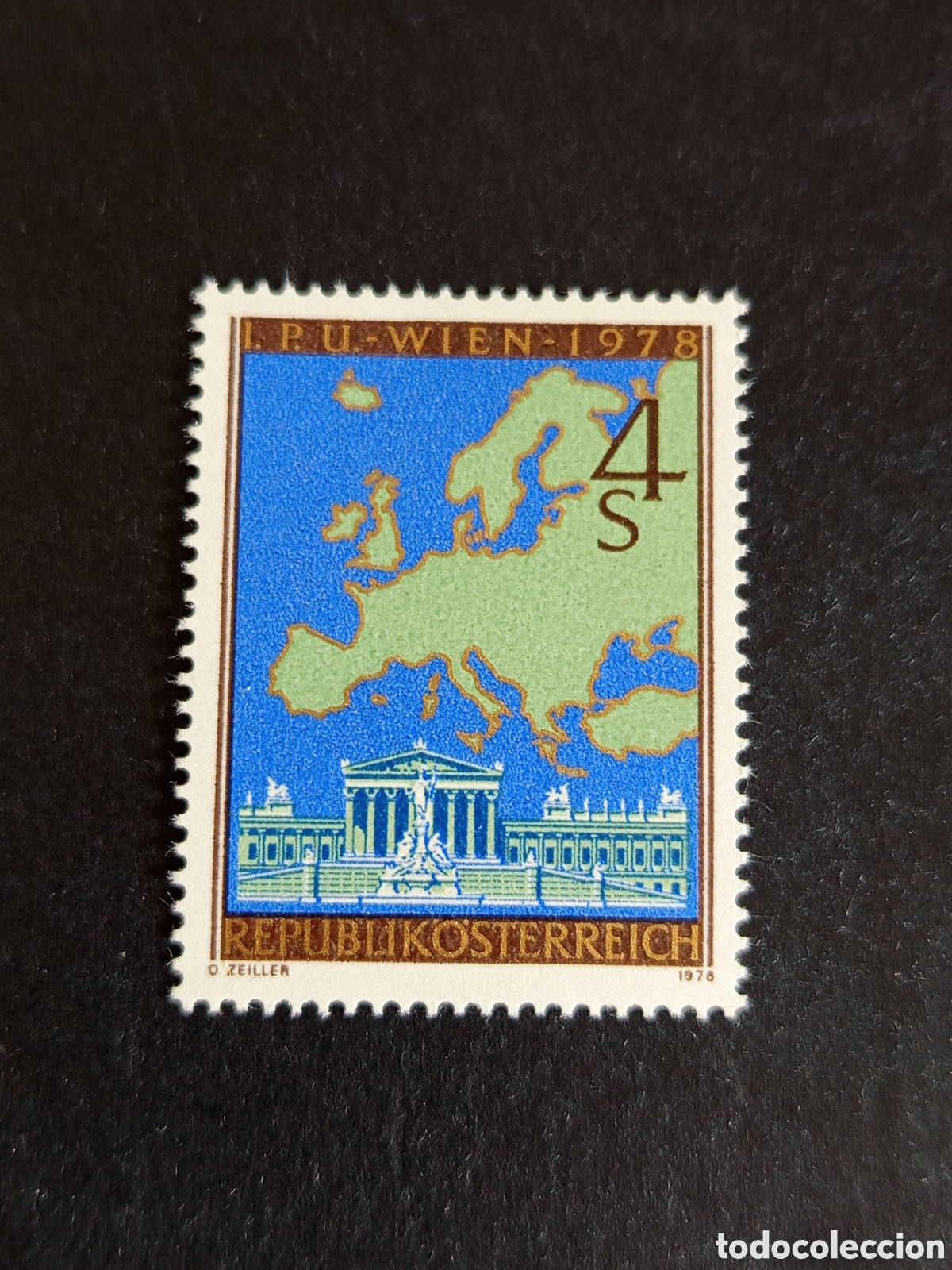 Sellos: AUSTRIA, 1978. Conferencia Cooperaci&oacute;n y Seguridad. Yvert 1403. Pedido m&iacute;nimo 3 &euro;. Ver fotos.