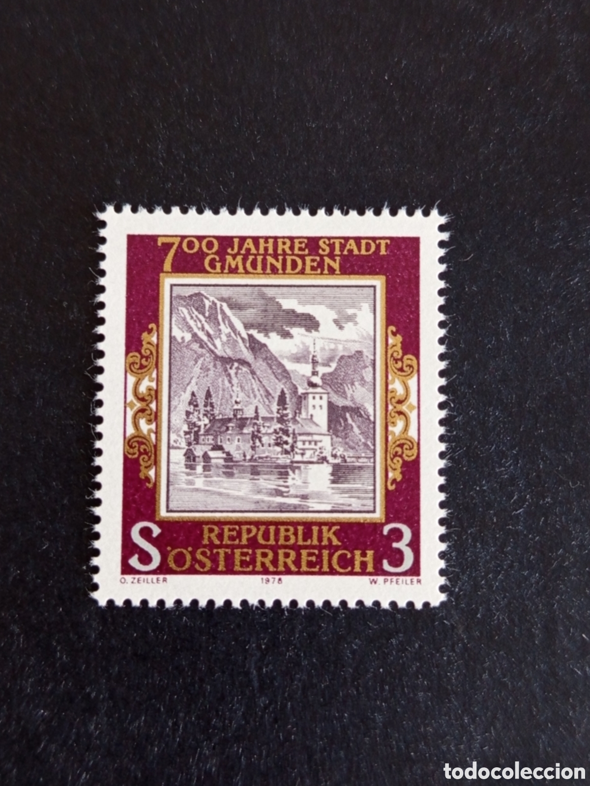 Sellos: AUSTRIA, 1978. Castillo de Ort. Villa de Gmunden. Yvert 1405. Pedido m&iacute;nimo 3 &euro;. Ver fotos.