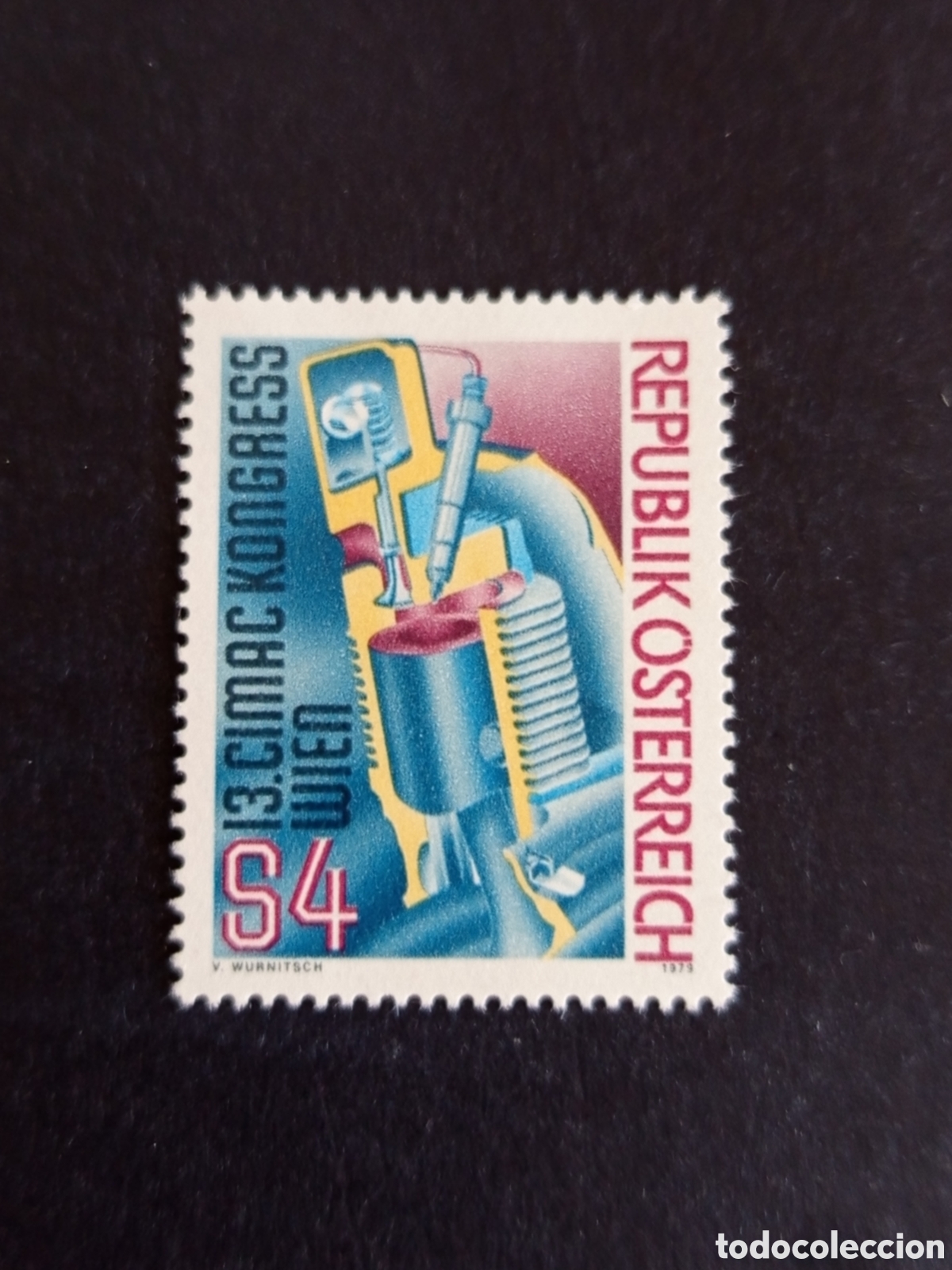 Sellos: AUSTRIA, 1979. Motor Diesel. Yvert 1438. Pedido m&iacute;nimo 3 &euro;. Ver fotos. Serie completa en nuevo