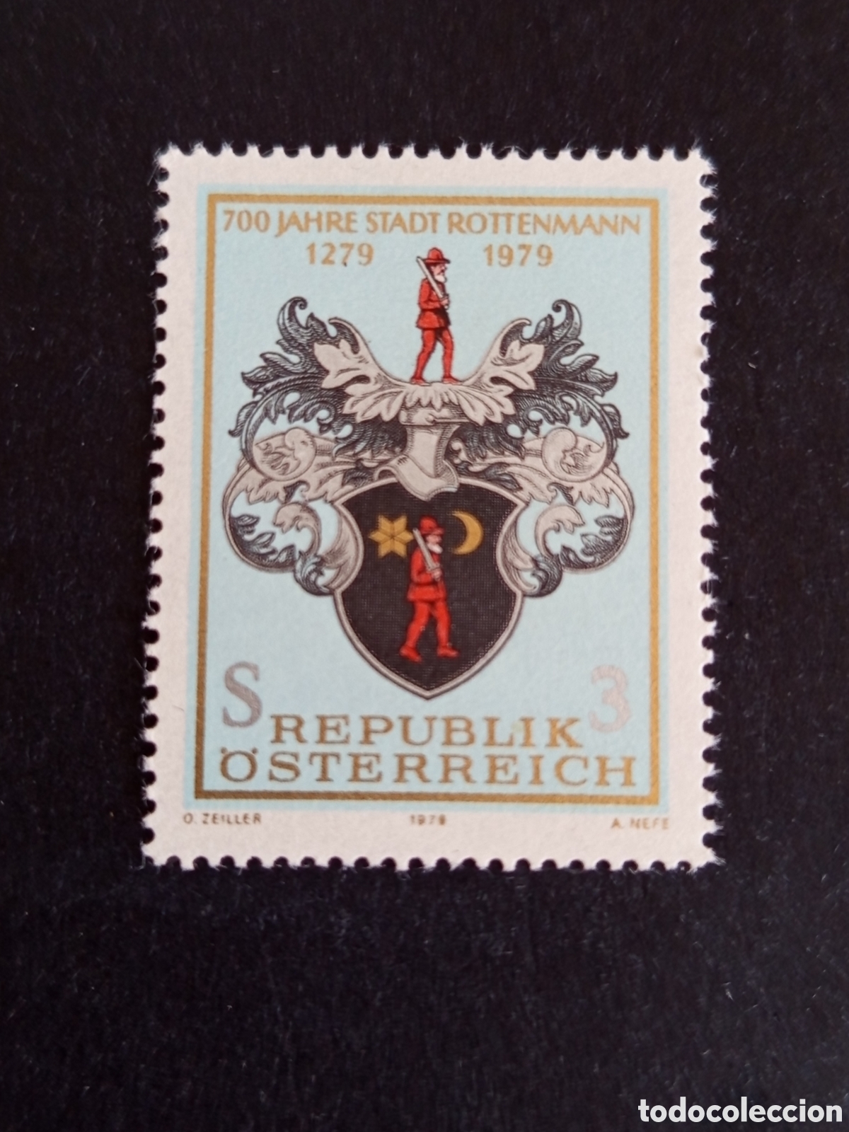 Sellos: AUSTRIA, 1979. Villa de Rottenmann. Escudo. Yvert 1441. Pedido m&iacute;nimo 3 &euro;. Ver fotos. Serie completa