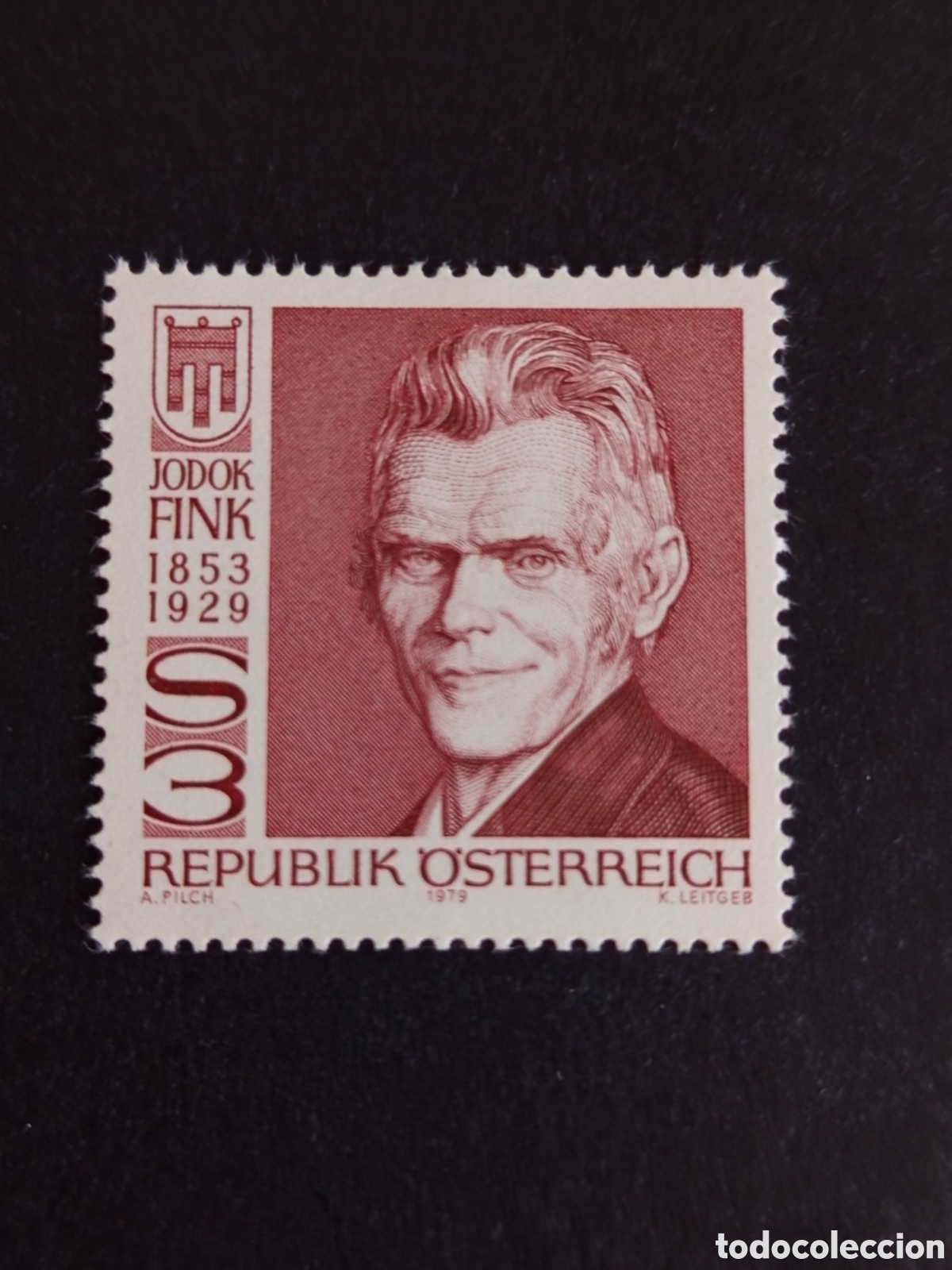 Sellos: AUSTRIA, 1979. Jodok Fink. Yvert 1443. Pedido m&iacute;nimo 3 &euro;. Ver fotos. Serie completa en nuevo