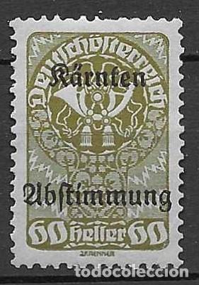 Sellos: AUSTRIA-1919-* C/ SE&Ntilde;AL FIJASELLO-SOBRECARGADO-