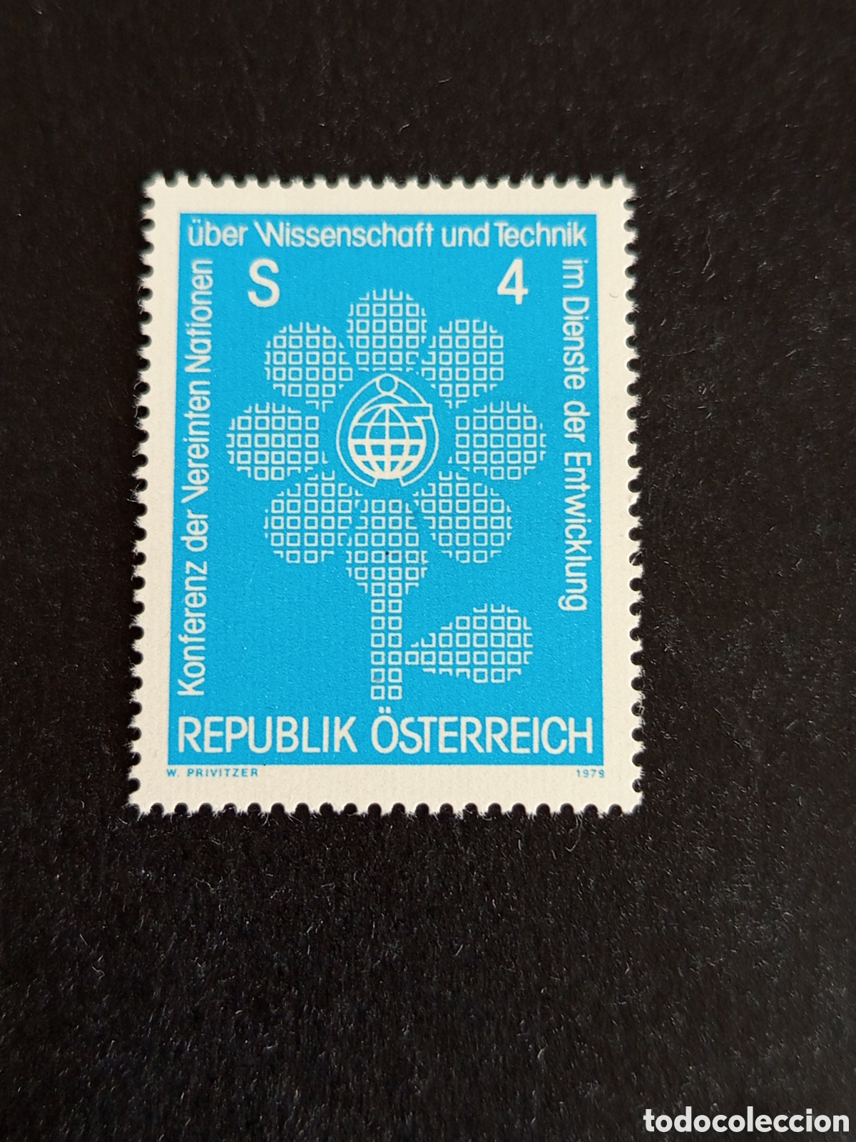 Sellos: AUSTRIA, 1979. Conferencia, NU, Ciencia y Tecnolog&iacute;a. Yvert 1445. Pedido m&iacute;nimo 3 &euro;. Ver fotos.