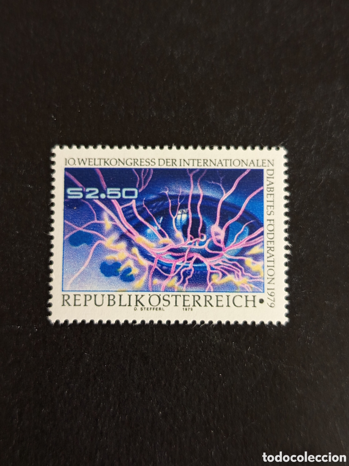 Sellos: AUSTRIA, 1979. Congreso sobre la Diabetes. Yvert 1447. Pedido m&iacute;nimo 3 &euro;. Ver fotos. Serie completa
