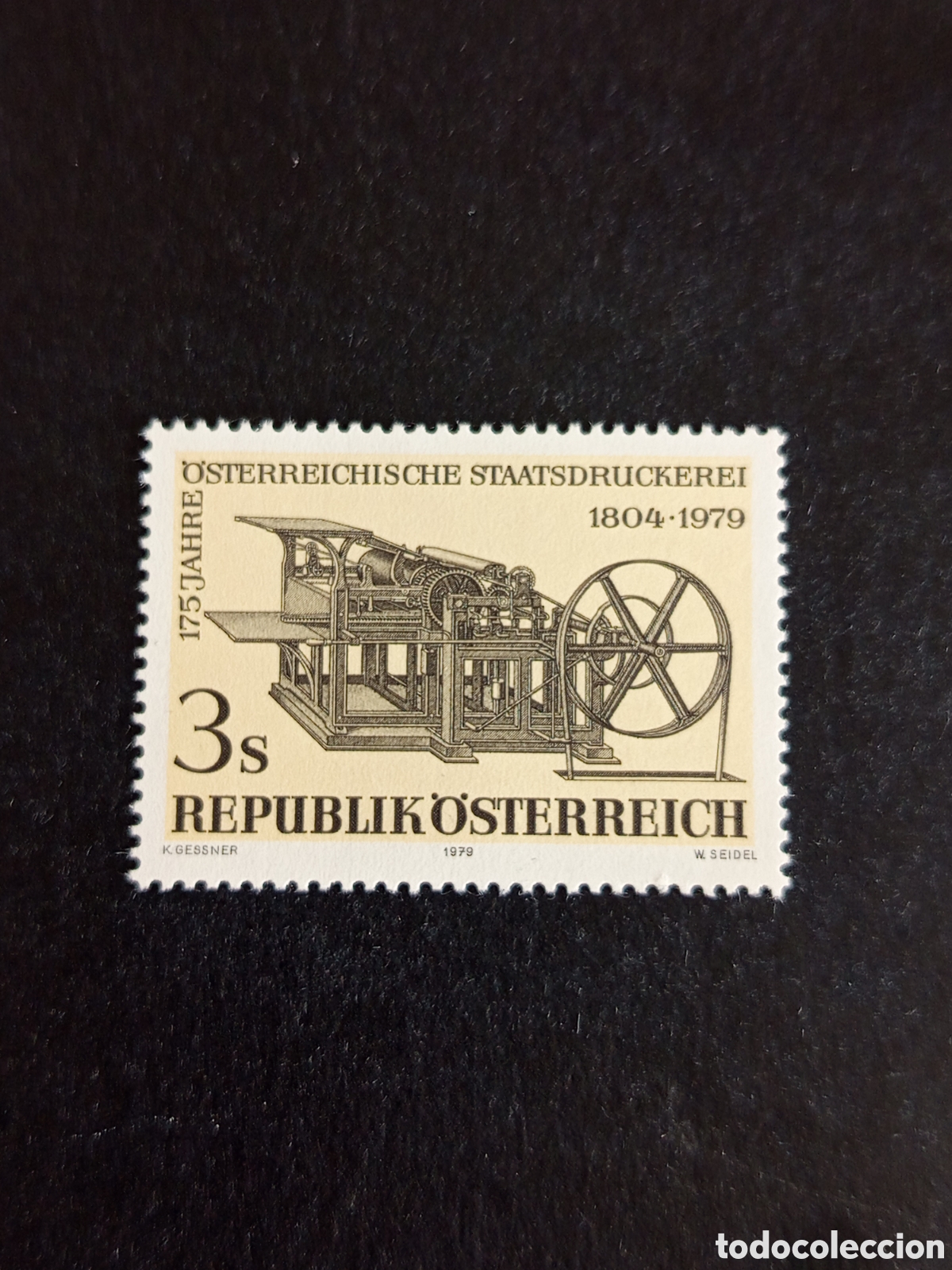 Sellos: AUSTRIA, 1979. Imprenta Nacional. Yvert 1449. Pedido m&iacute;nimo 3 &euro;. Ver fotos. Serie completa en nuevo