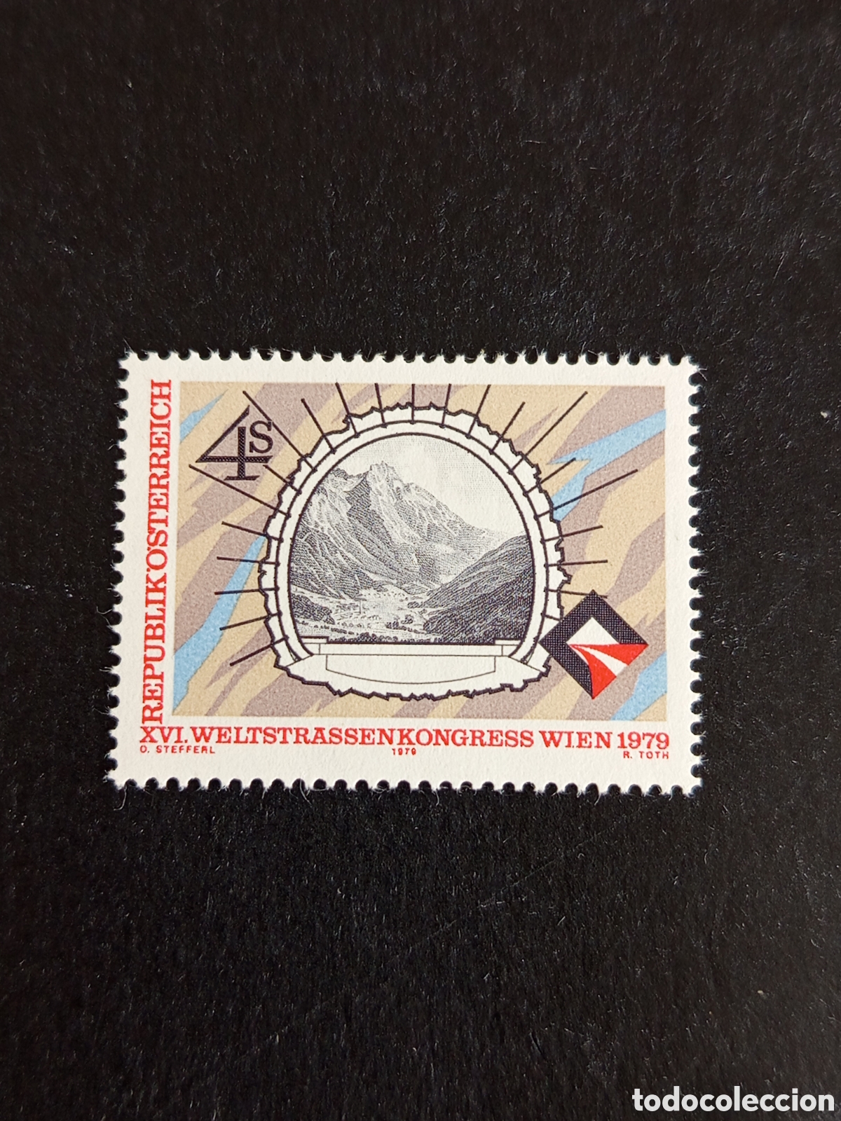 Sellos: AUSTRIA, 1979. T&uacute;nel de Arlberg. Visto de Stanzertal(Tirol). Yvert 1450. Pedido m&iacute;nimo 3 &euro;. Ver foto