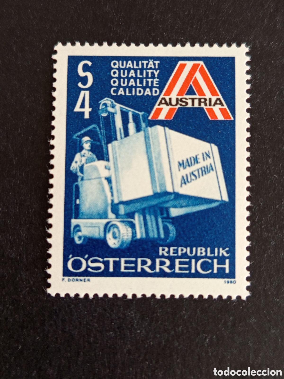 Sellos: AUSTRIA, 1980. Exportaciones de Austria. Yvert 1461. Pedido m&iacute;nimo 3 &euro;. Ver fotos. Serie completa