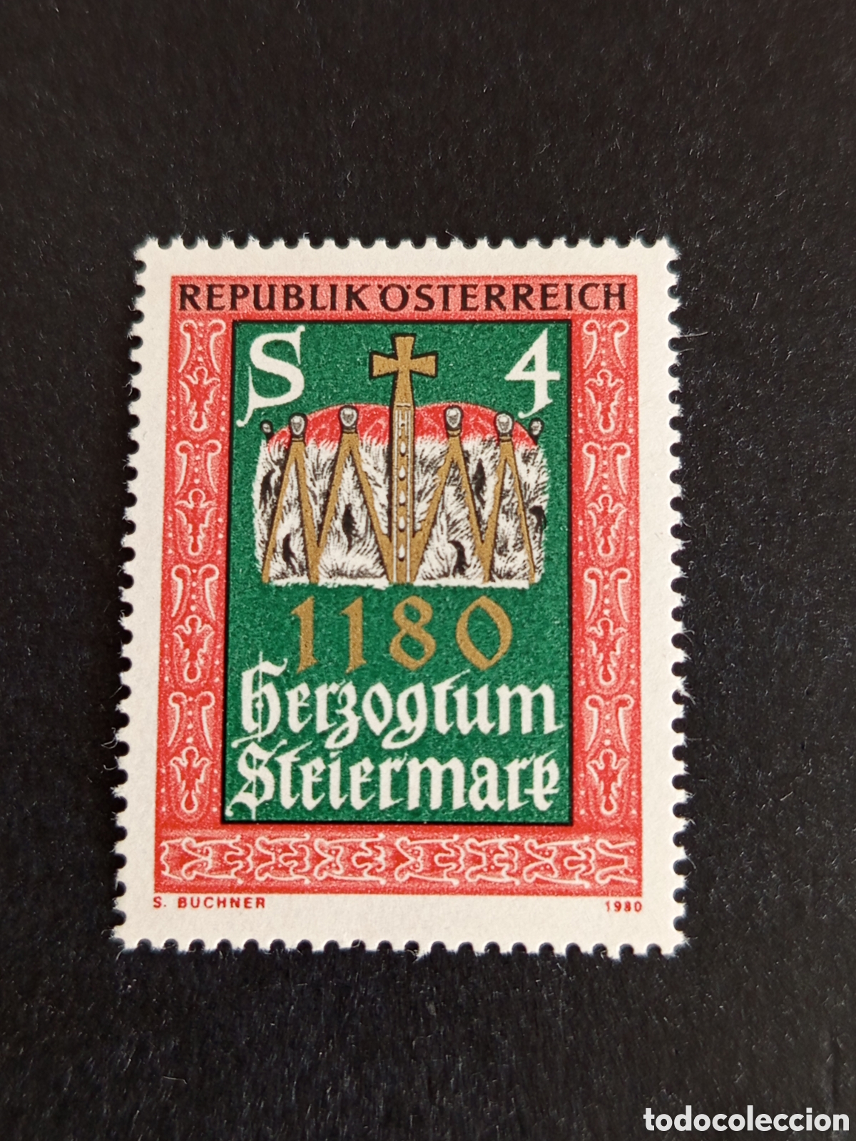 Sellos: AUSTRIA, 1980. Styria: Corona Ducal. Yvert 1477. Pedido m&iacute;nimo 3 &euro;. Ver fotos. Serie completa
