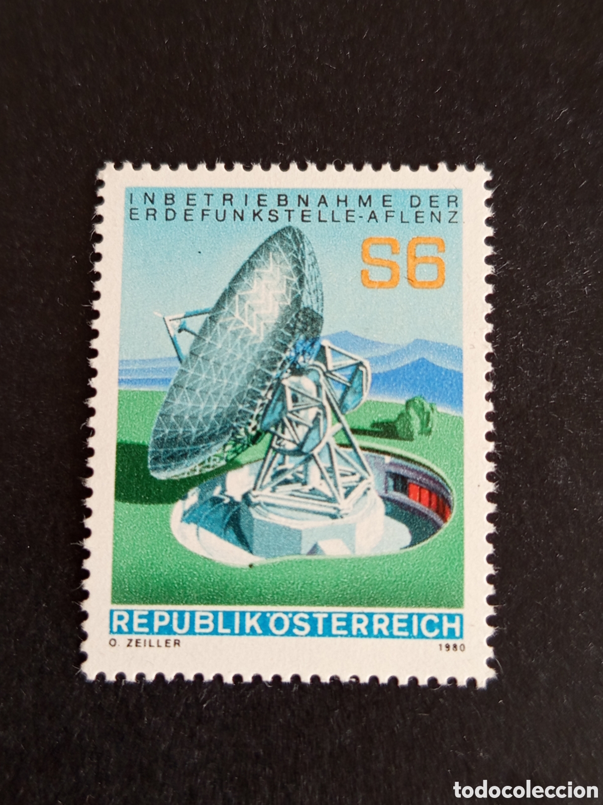 Sellos: AUSTRIA, 1980. Estaci&oacute;n de radiocomunicaciones. Yvert 1473. Pedido m&iacute;nimo 3 &euro;. Ver fotos.