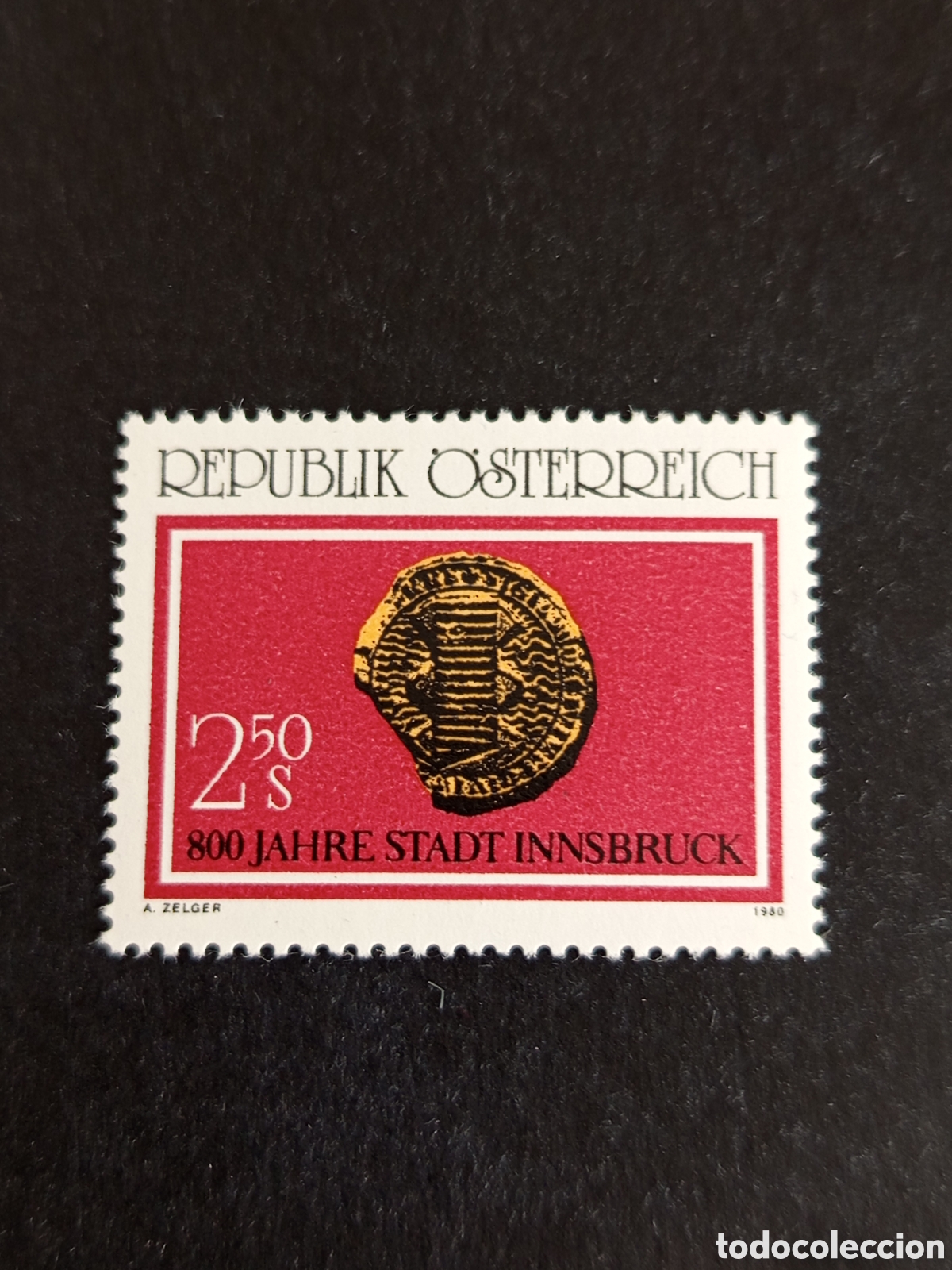 Sellos: AUSTRIA, 1980. Villa de Insbruck, escudo. Yvert 1476. Pedido m&iacute;nimo 3 &euro;. Ver fotos. Serie completa