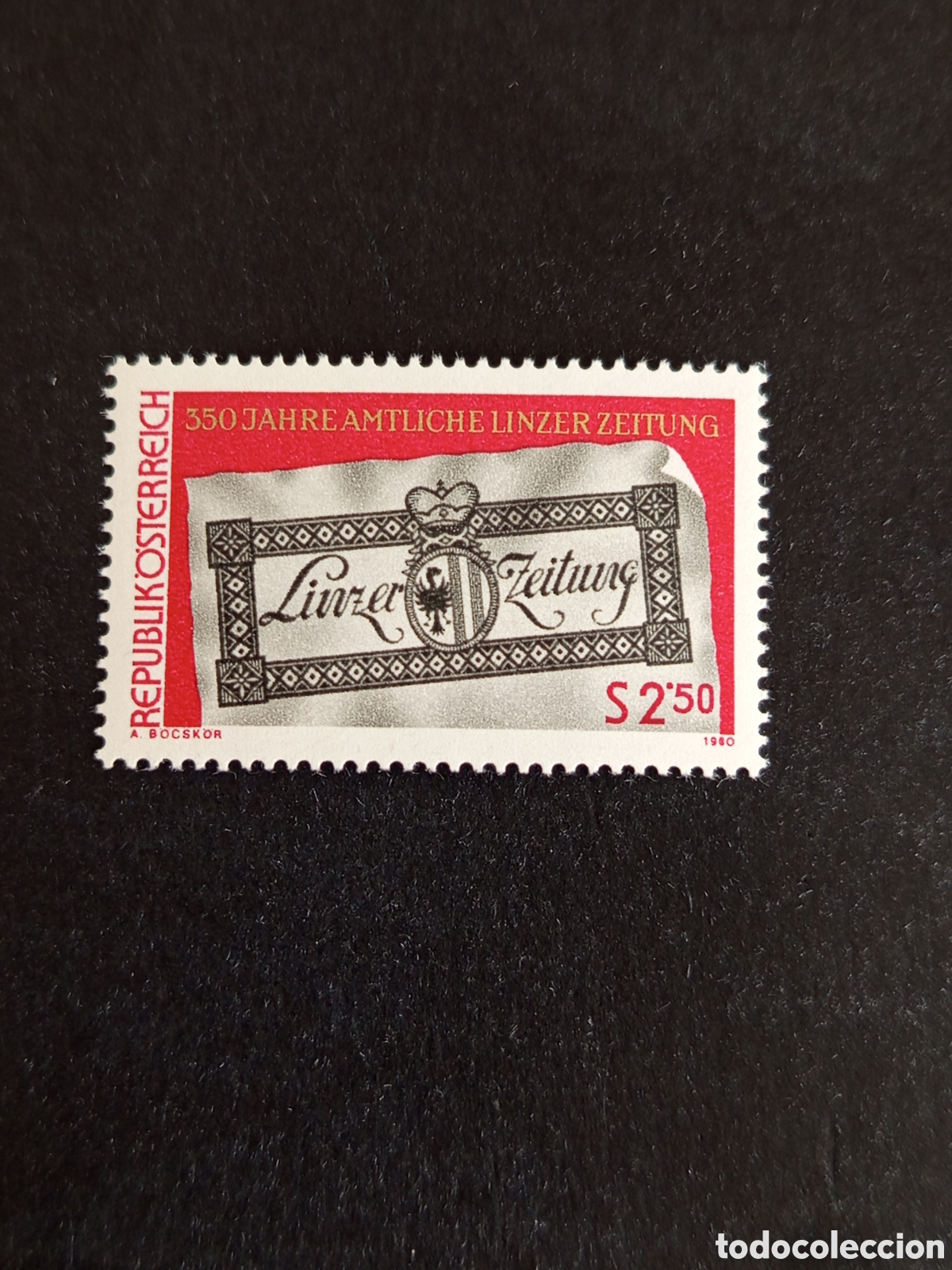 Sellos: AUSTRIA, 1980. Diario oficial de Linz. Yvert 1488. Pedido m&iacute;nimo 3 &euro;. Ver fotos. Serie completa