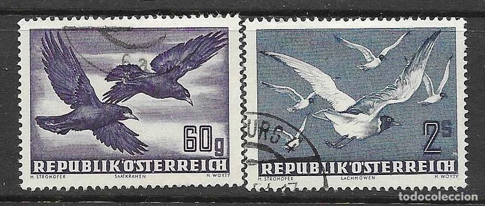 Sellos: AUSTRIA-1952-USADO- AEREOS