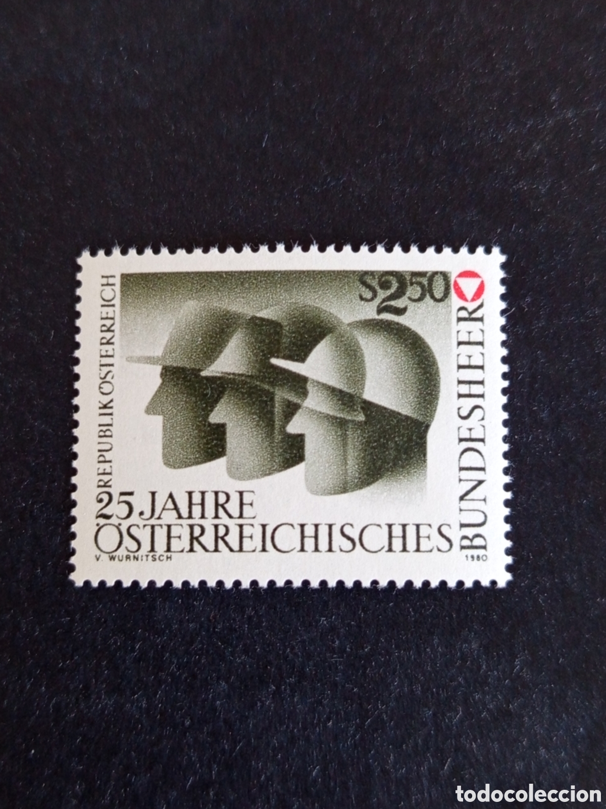 Sellos: AUSTRIA, 1980. 25 Aniversario del ej&eacute;rcito. Yvert 1487. Pedido m&iacute;nimo 3 &euro;. Ver fotos.Serie completa