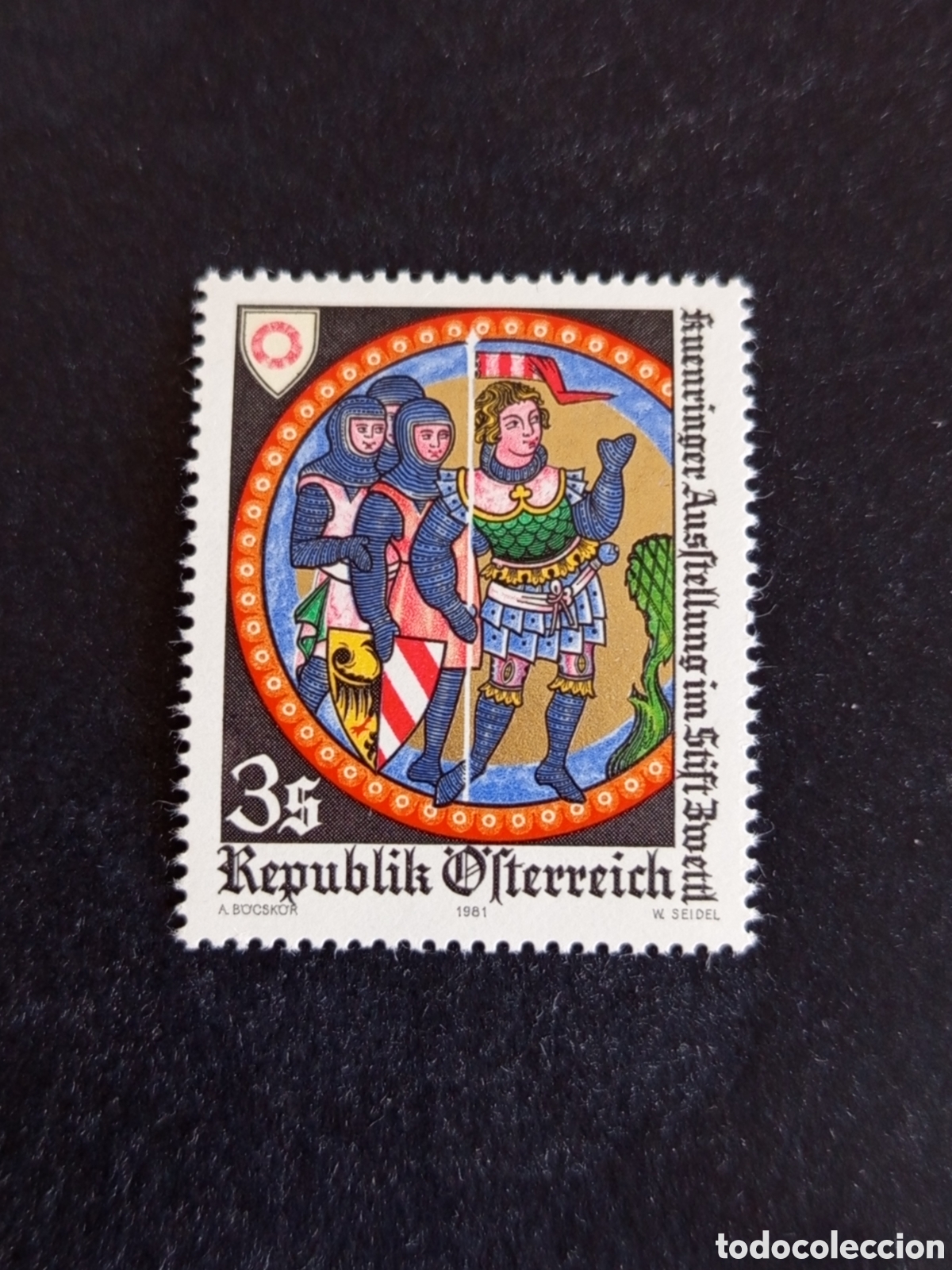 Sellos: AUSTRIA, 1981. Exposici&oacute;n &rdquo;La dinast&iacute;a Kuenringer&rdquo;. Yvert 1496. Pedido m&iacute;nimo 3 &euro;. Ver fotos.