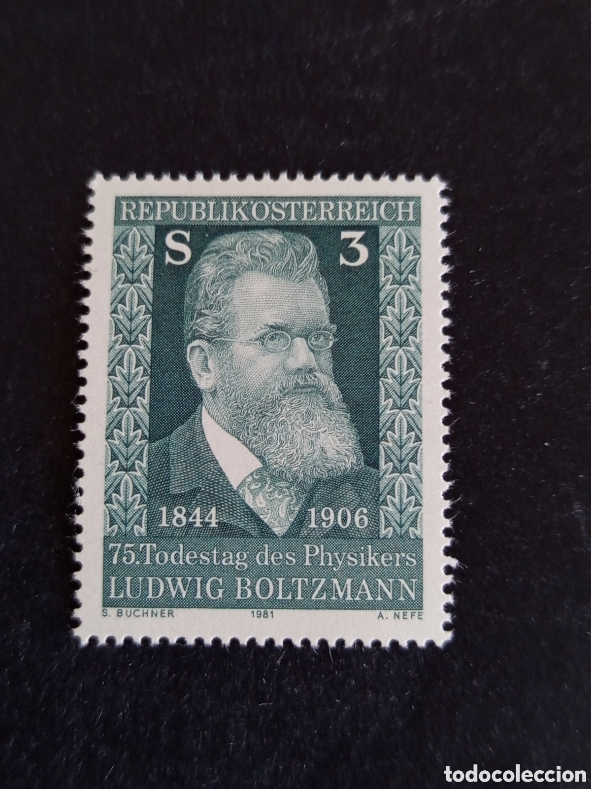 Sellos: AUSTRIA, 1981. Ludwig Boltzmann, f&iacute;sico. Yvert 1506. Pedido m&iacute;nimo 3 &euro;. Ver fotos. Serie completa
