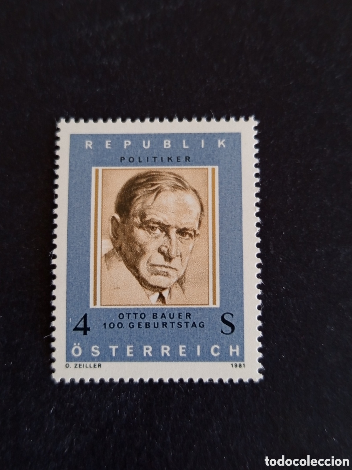 Sellos: AUSTRIA, 1981. Otto Bauer, pol&iacute;tico. Yvert 1508. Pedido m&iacute;nimo 3 &euro;. Ver fotos. Serie completa