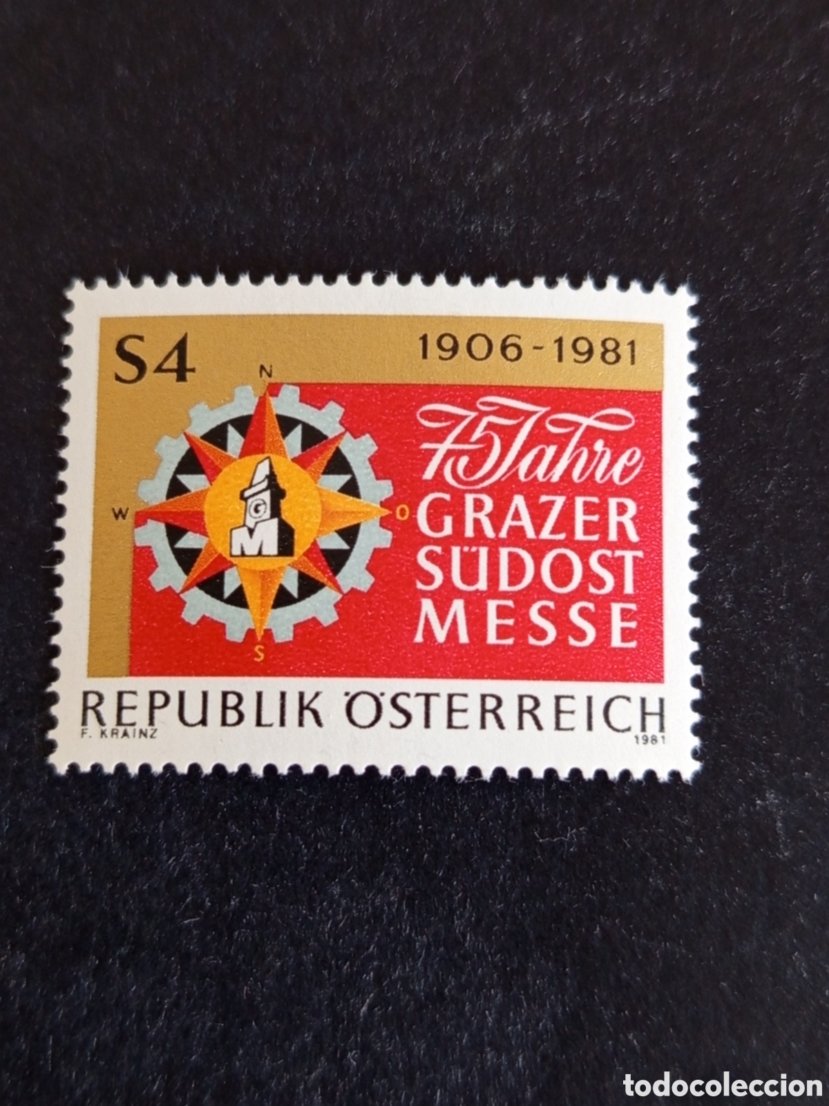 Sellos: AUSTRIA, 1981. Feria de Graz. Logotipo . Yvert 1511. Pedido m&iacute;nimo 3 &euro;. Ver fotos. Serie completa